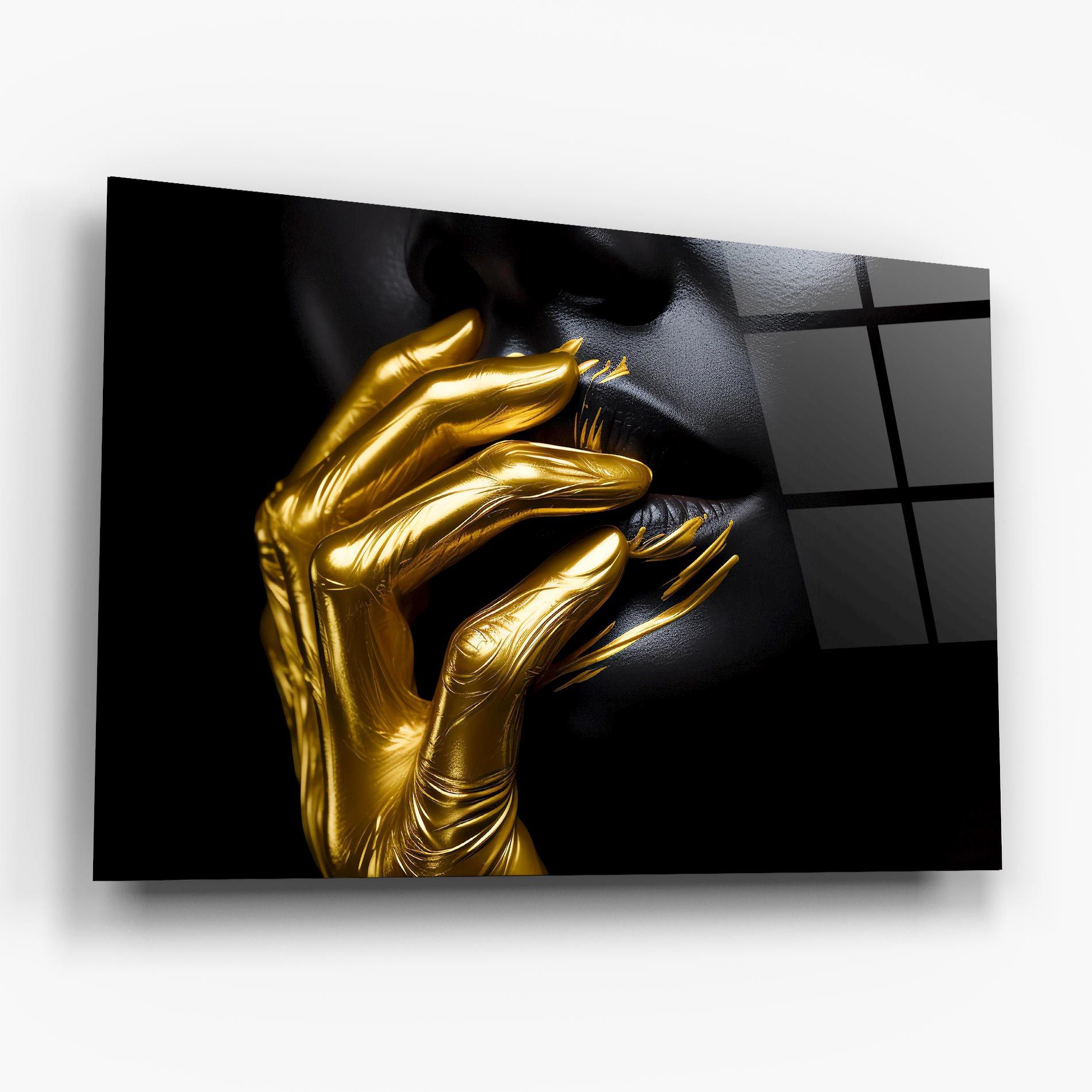 Gold Small Hand mockup 6