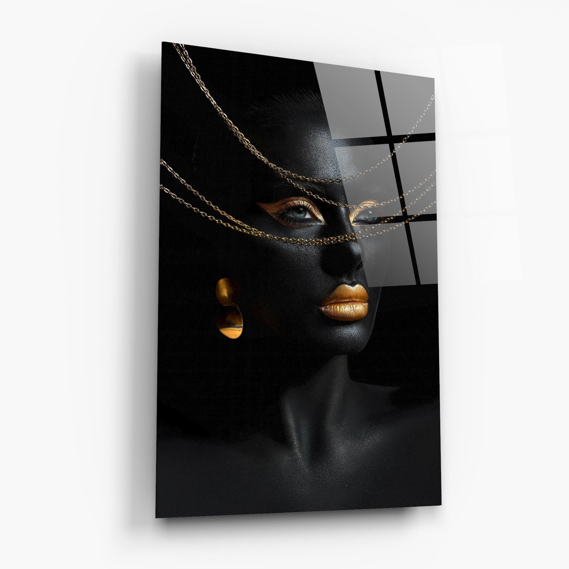 Gold Chain Woman mockup 6