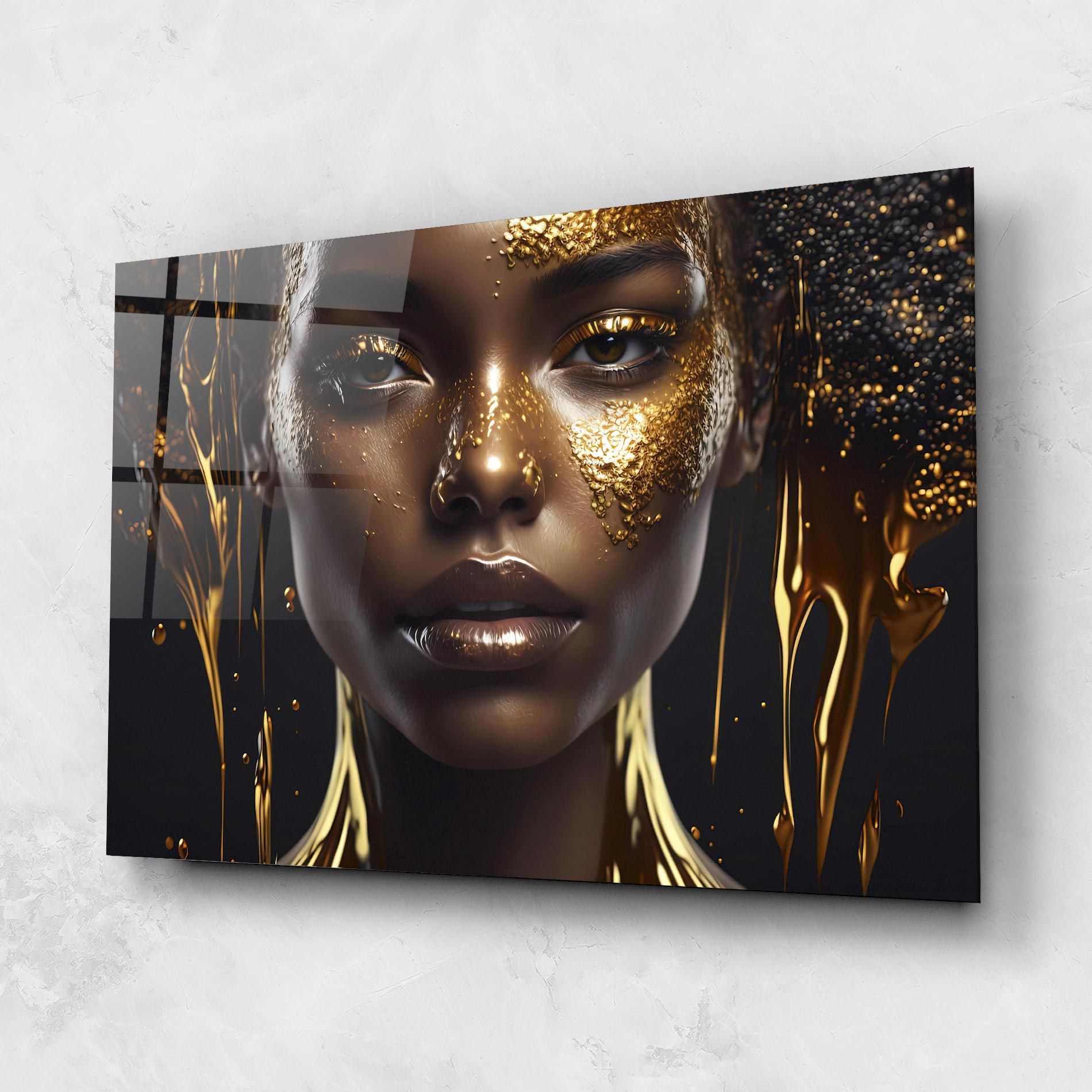 Gold Portrait Falling mockup 1