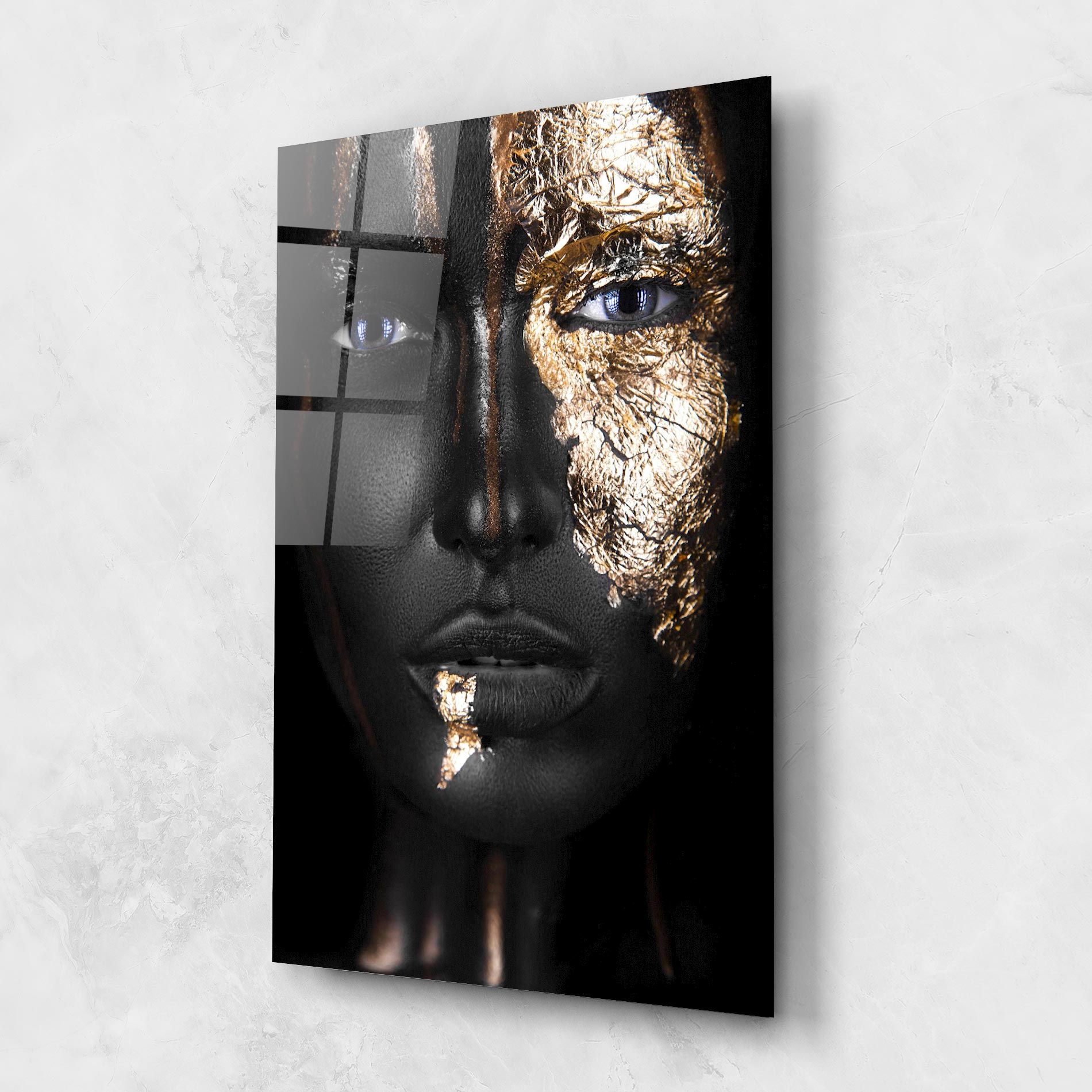 Golden Face mockup 1