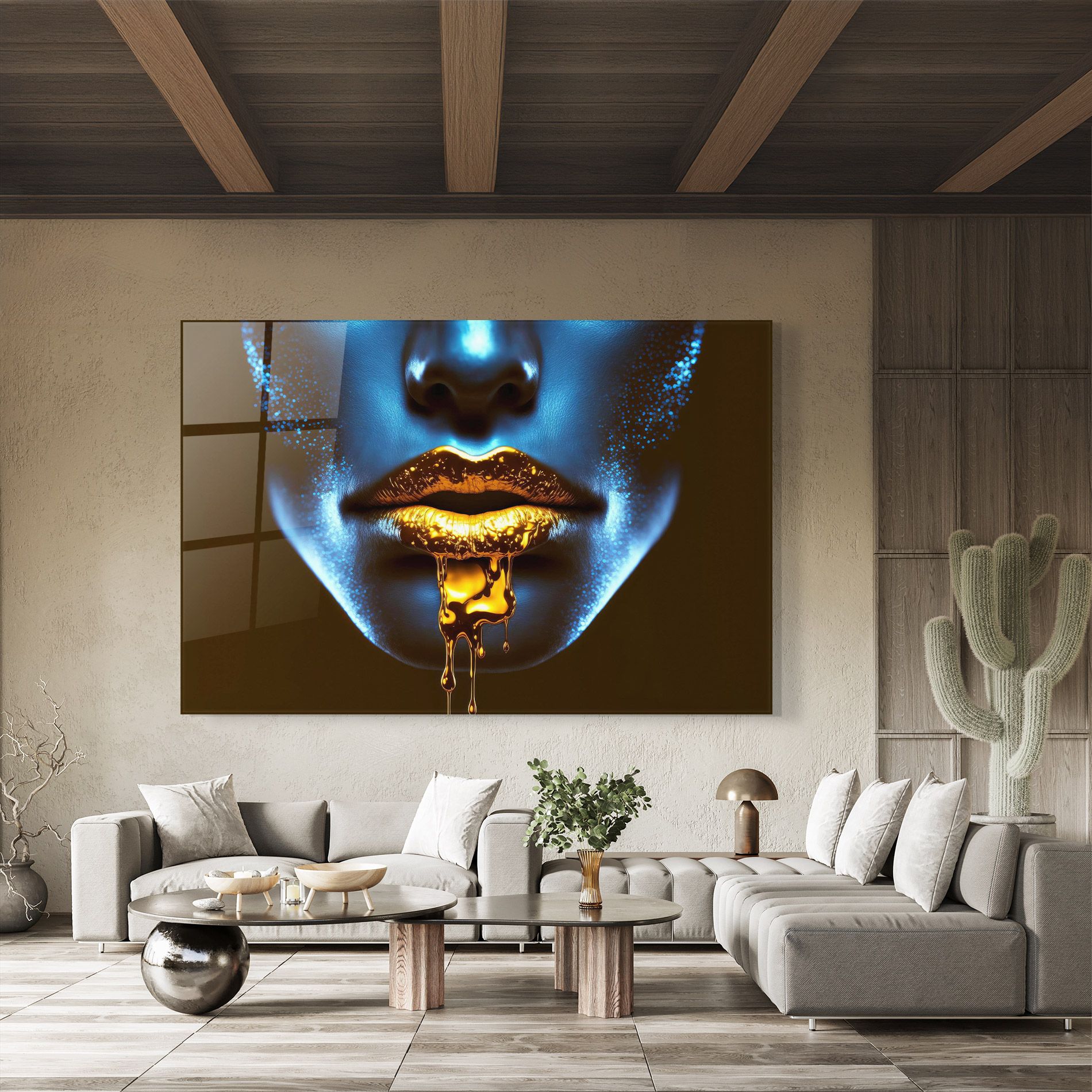 Blue Gold Lips mockup 8