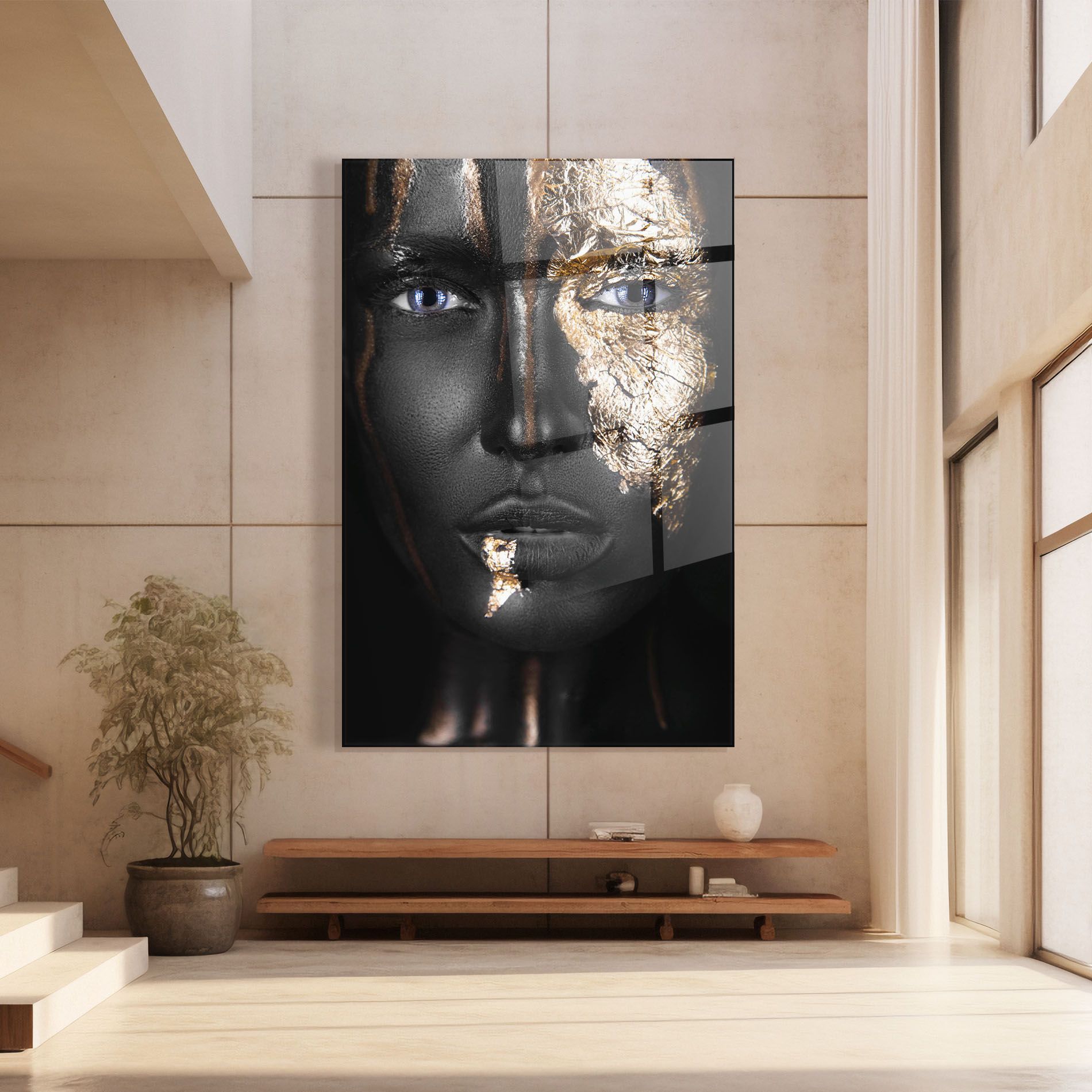 Golden Face mockup 8
