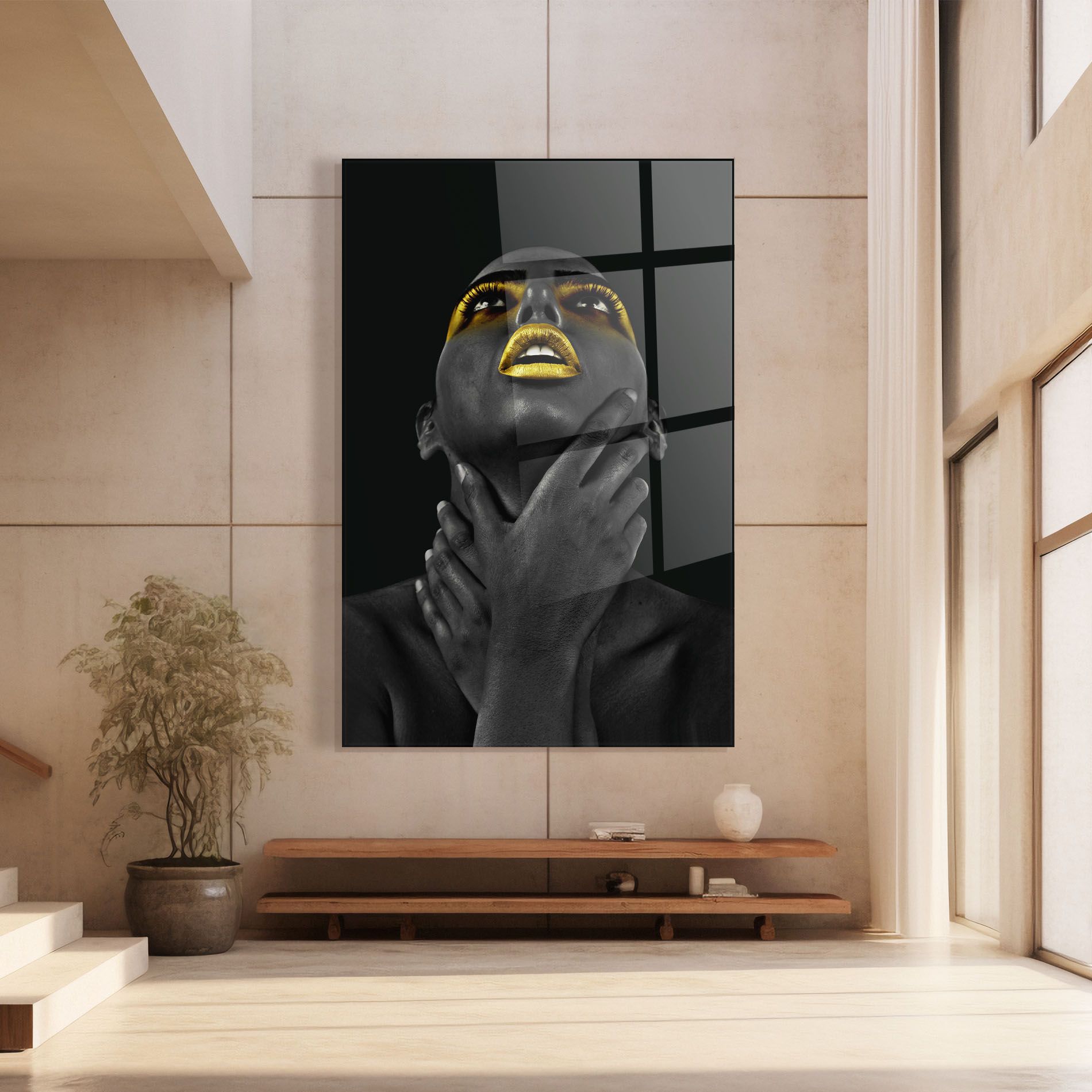 Golden Lips Women mockup 8