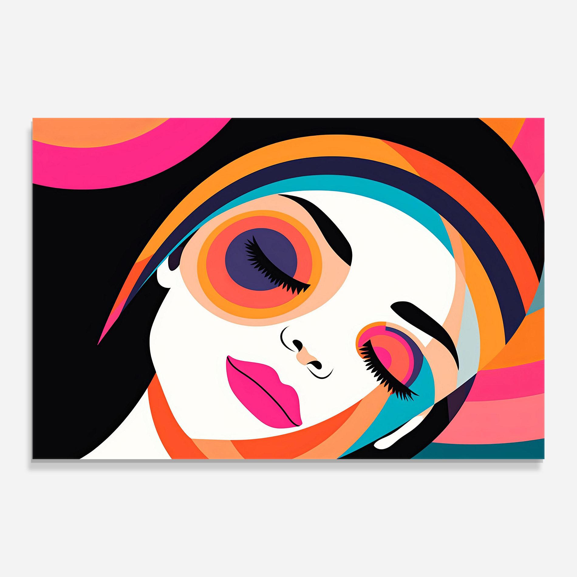 Tablou Sticla Hypnotic Dreams mockup 0