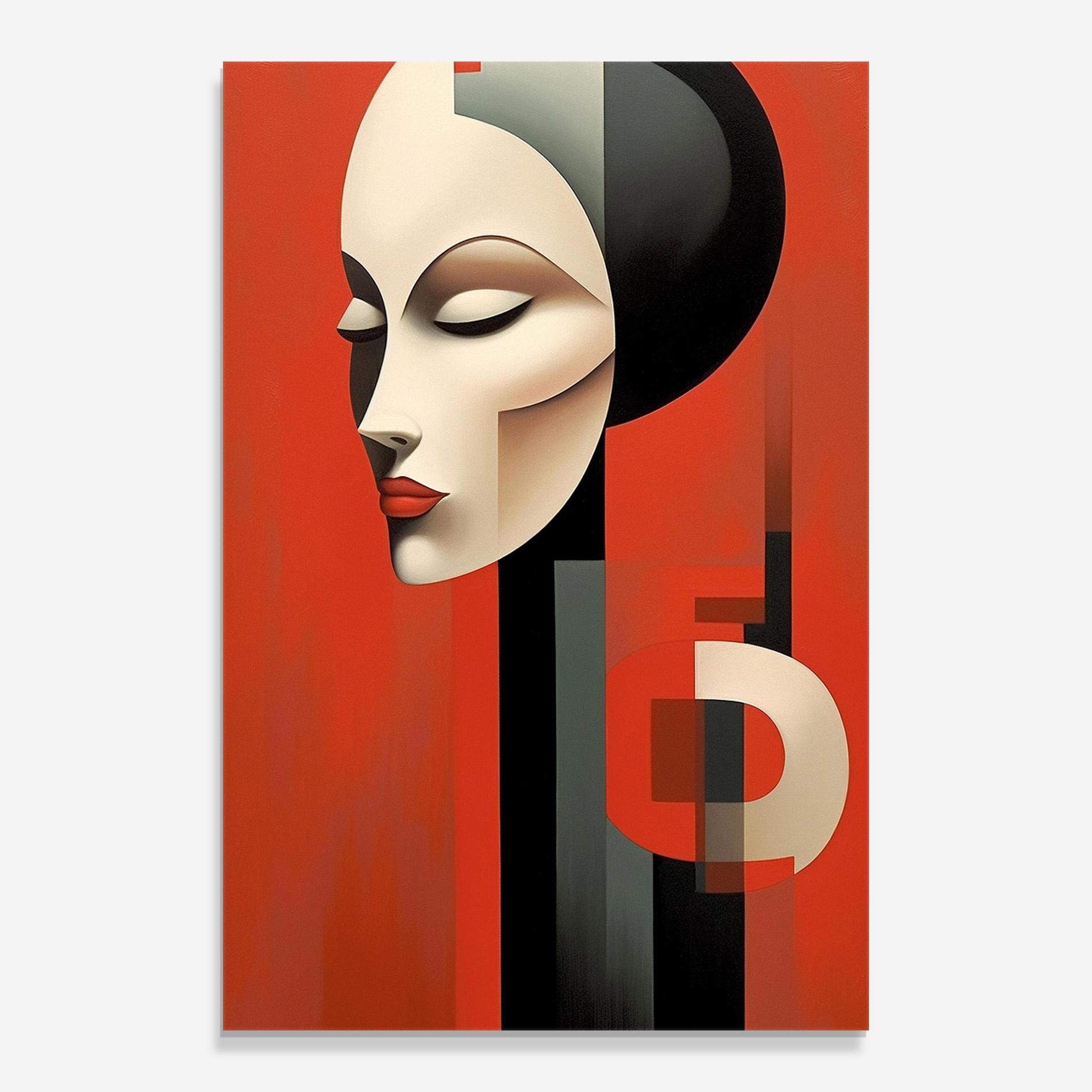 Tablou Sticla Art Russian Revolution mockup 0