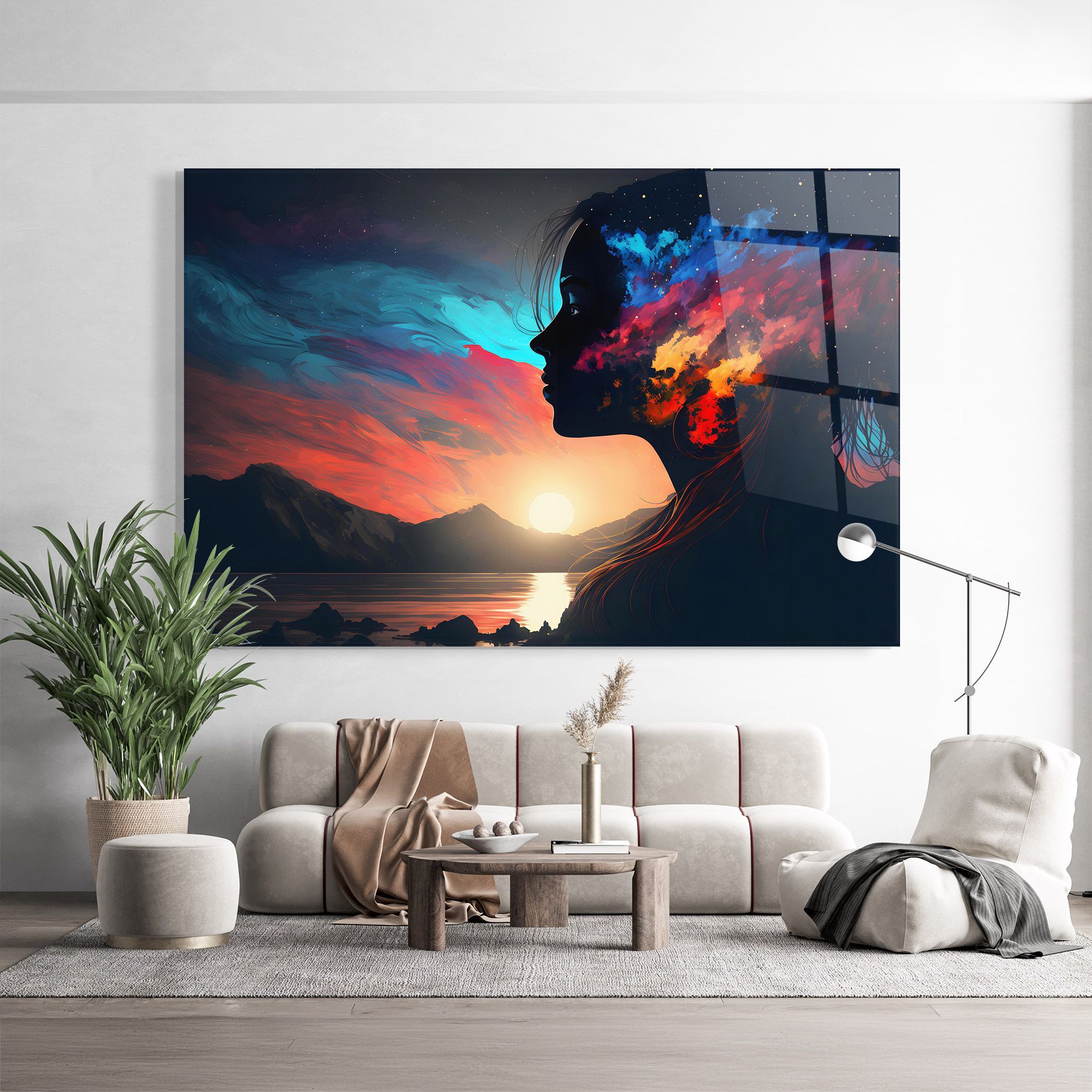 Mystical Woman Silhouette mockup 9