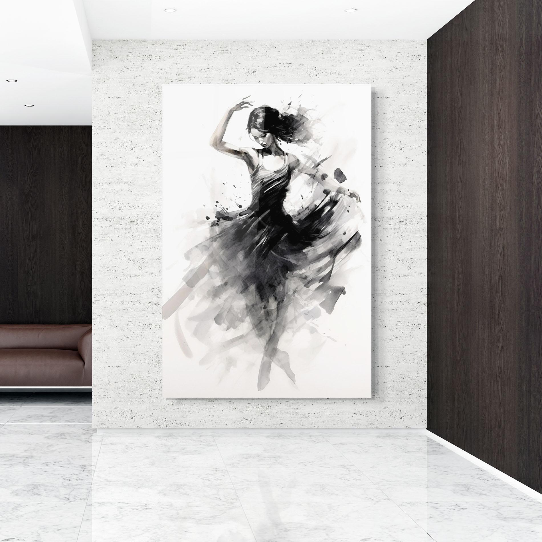 Tablou Sticla Dancing Woman mockup 9