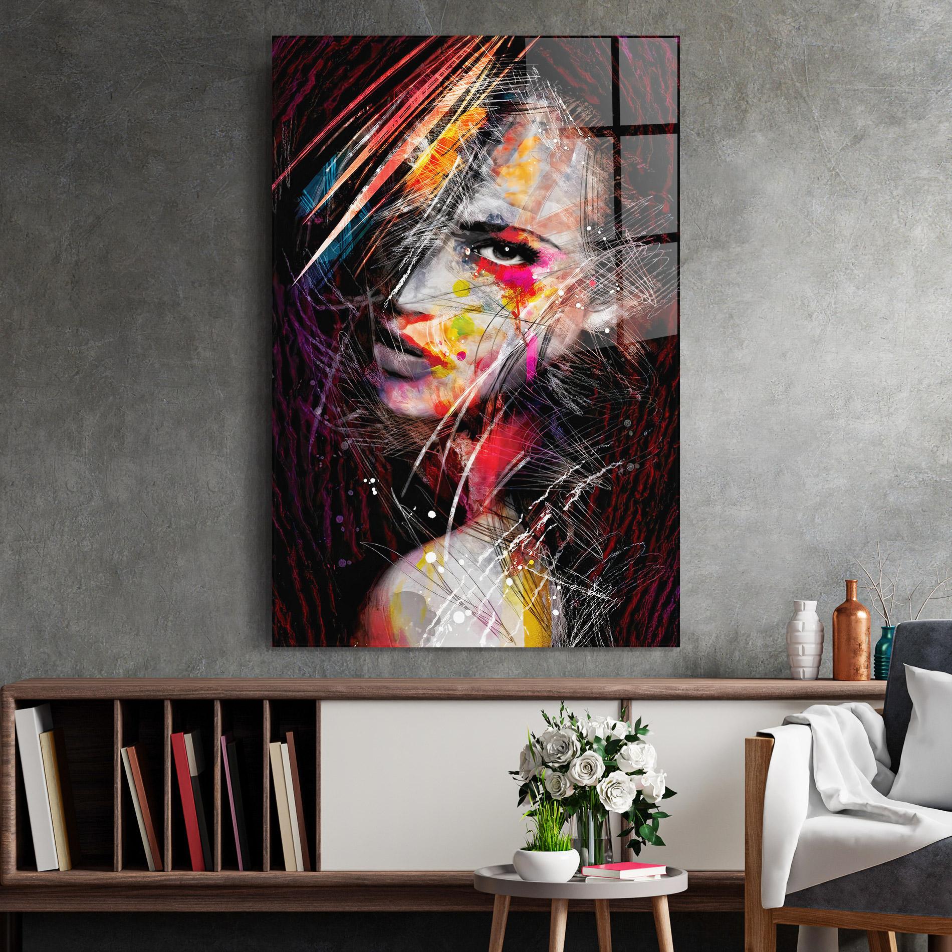 Tablou Sticla Strong Minded mockup 2