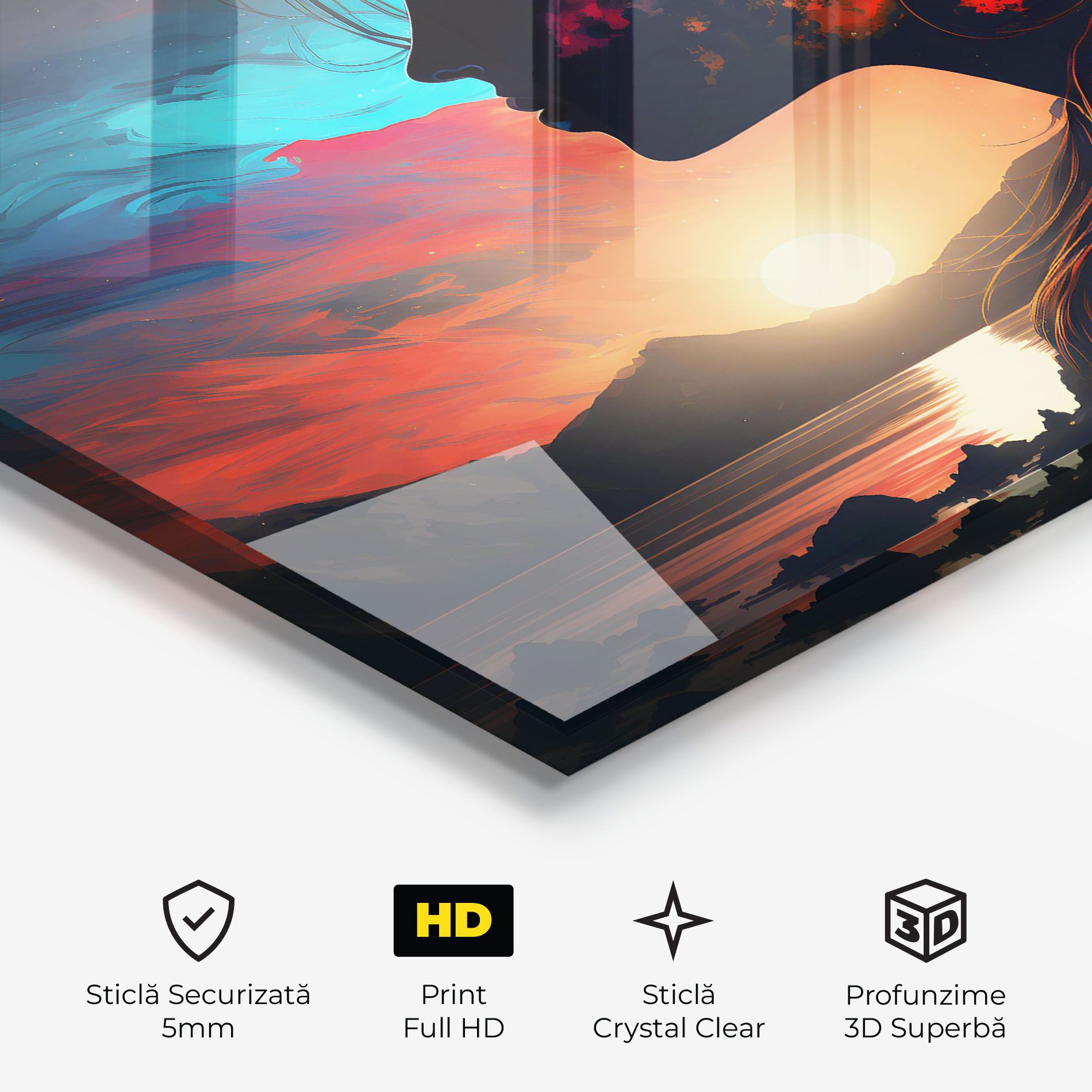 Mystical Woman Silhouette mockup 3