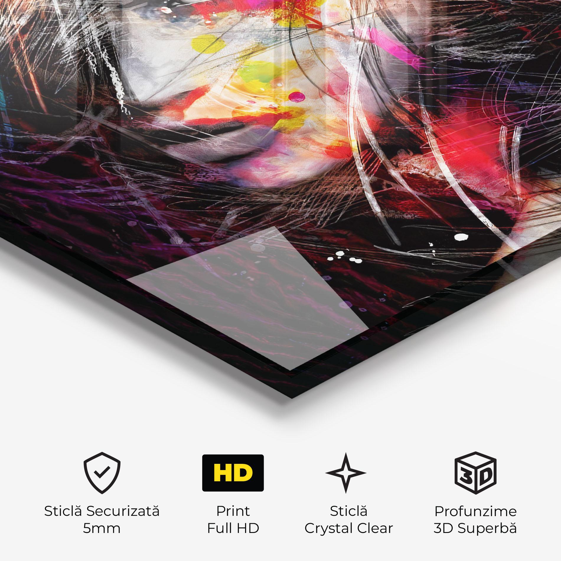 Tablou Sticla Strong Minded mockup 3