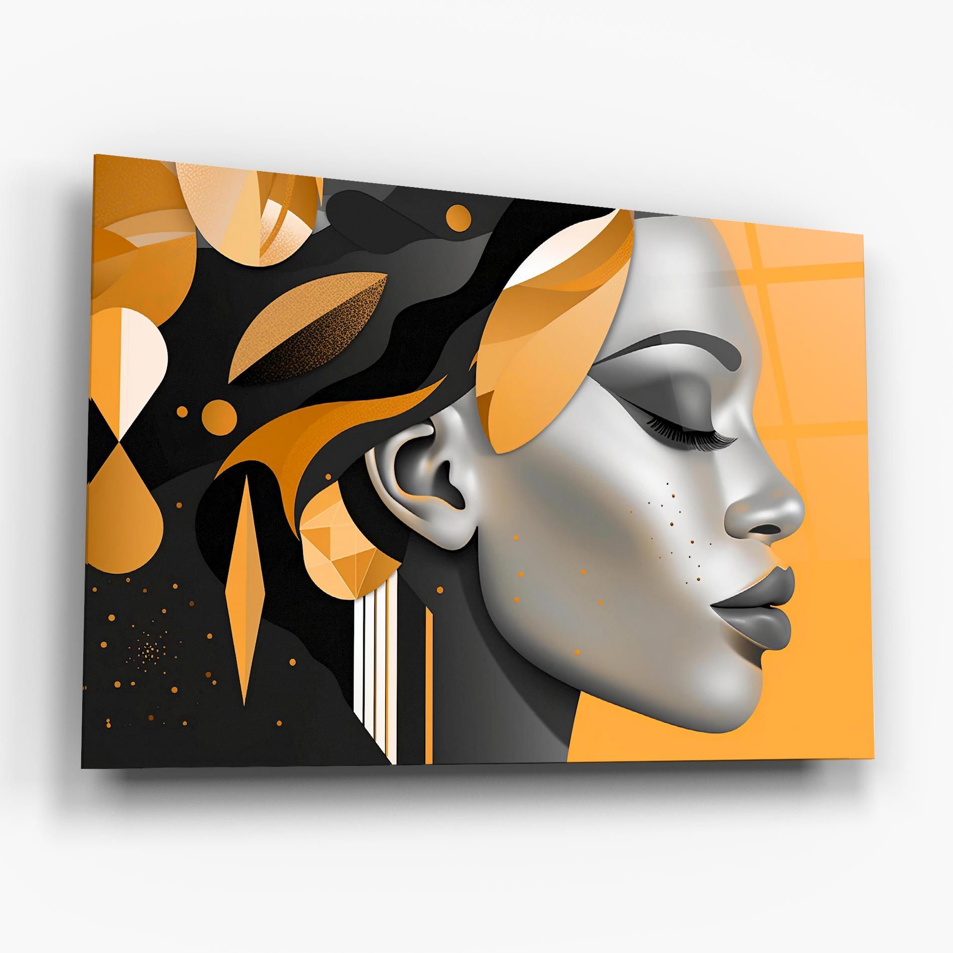 Dreamy Grey Woman mockup 6