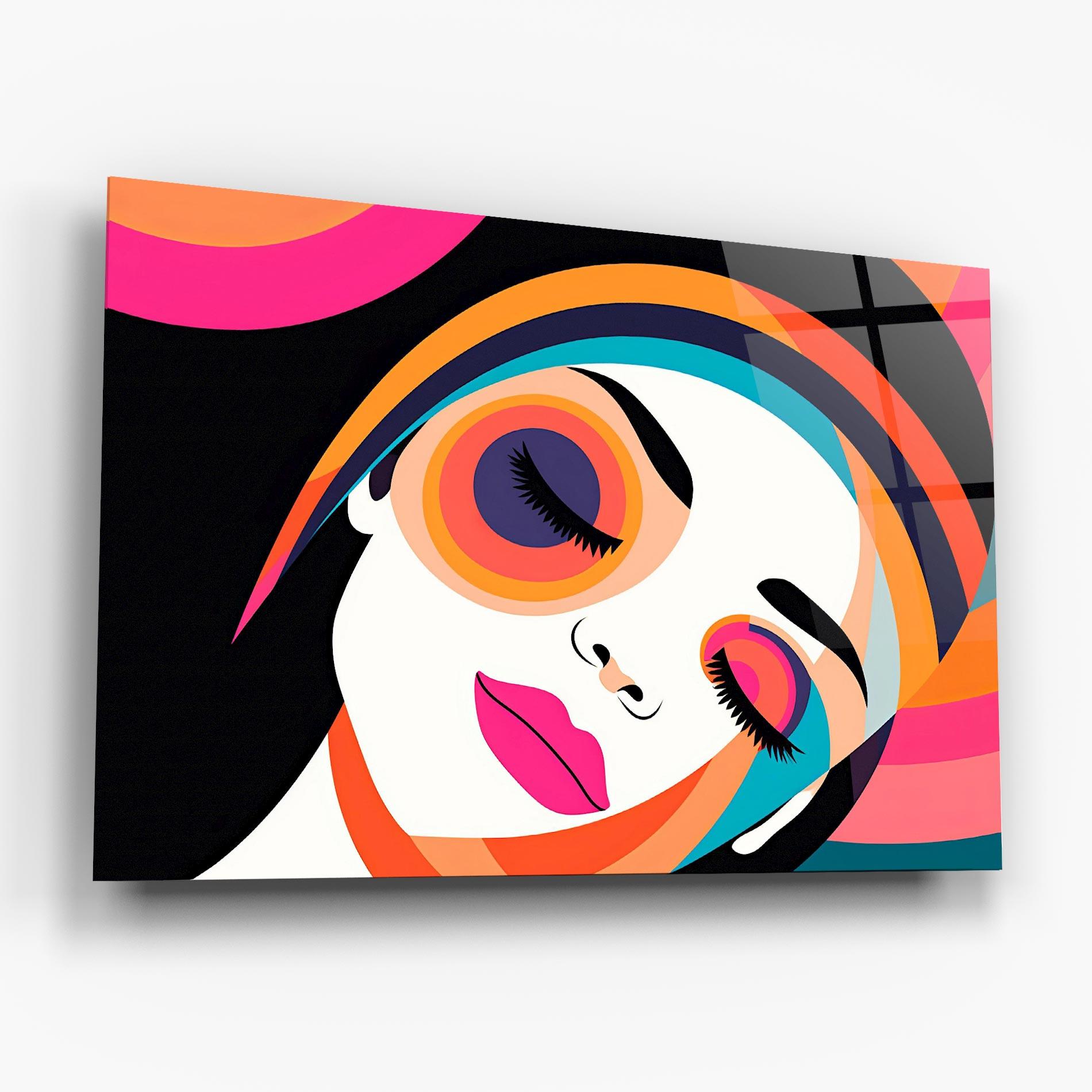 Tablou Sticla Hypnotic Dreams mockup 6