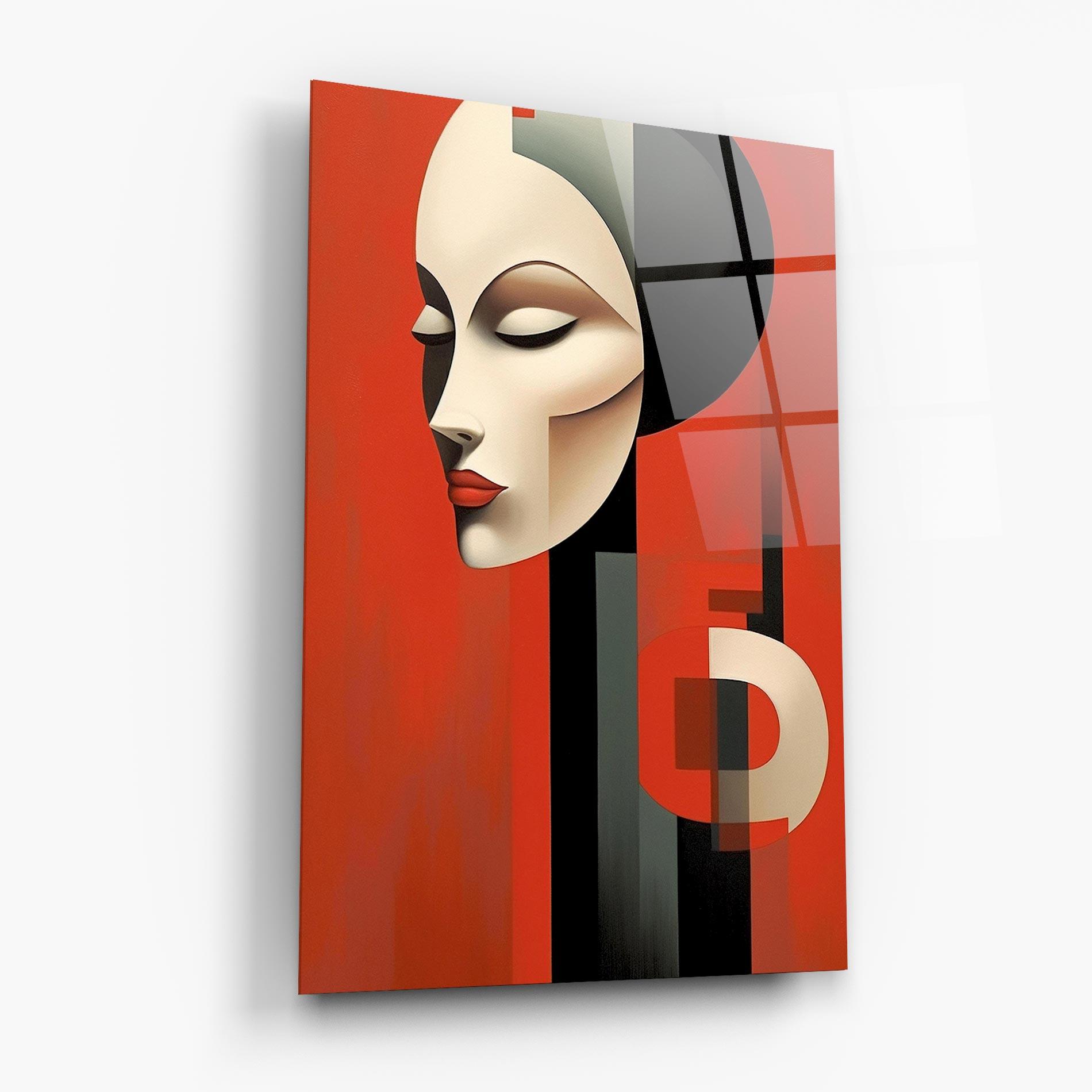 Tablou Sticla Art Russian Revolution mockup 6