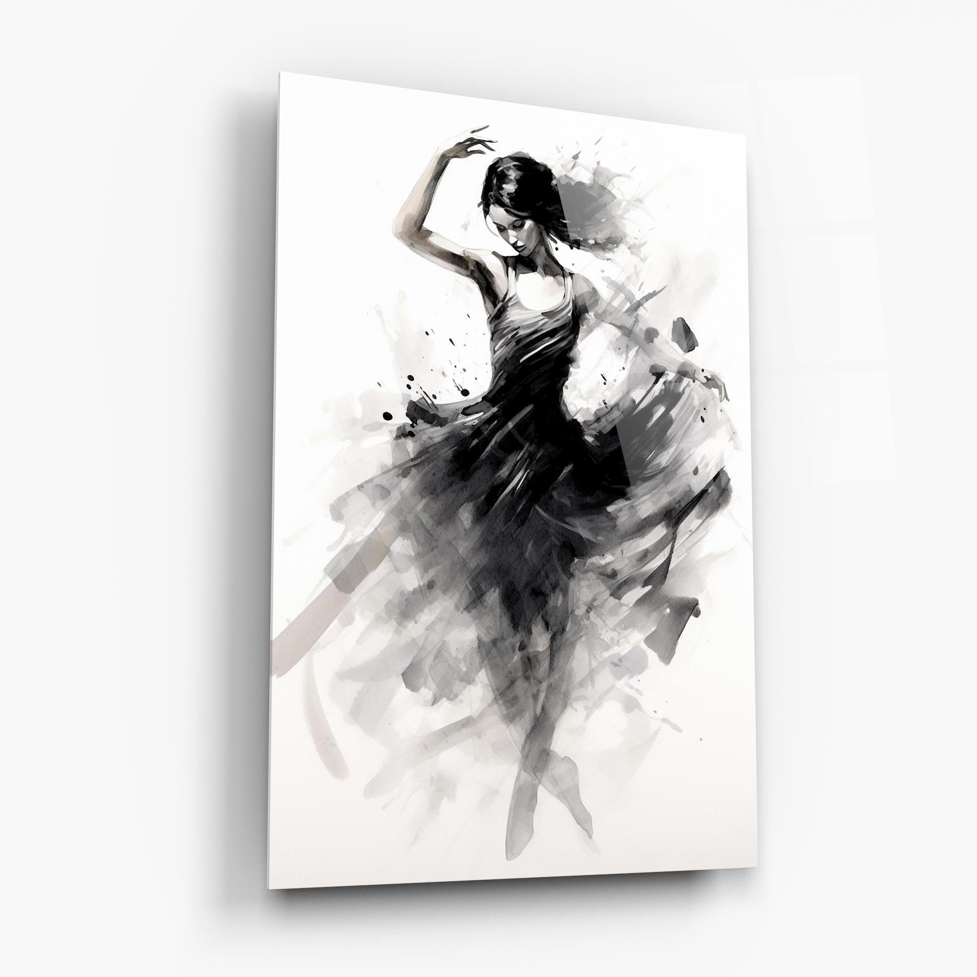 Tablou Sticla Dancing Woman mockup 6