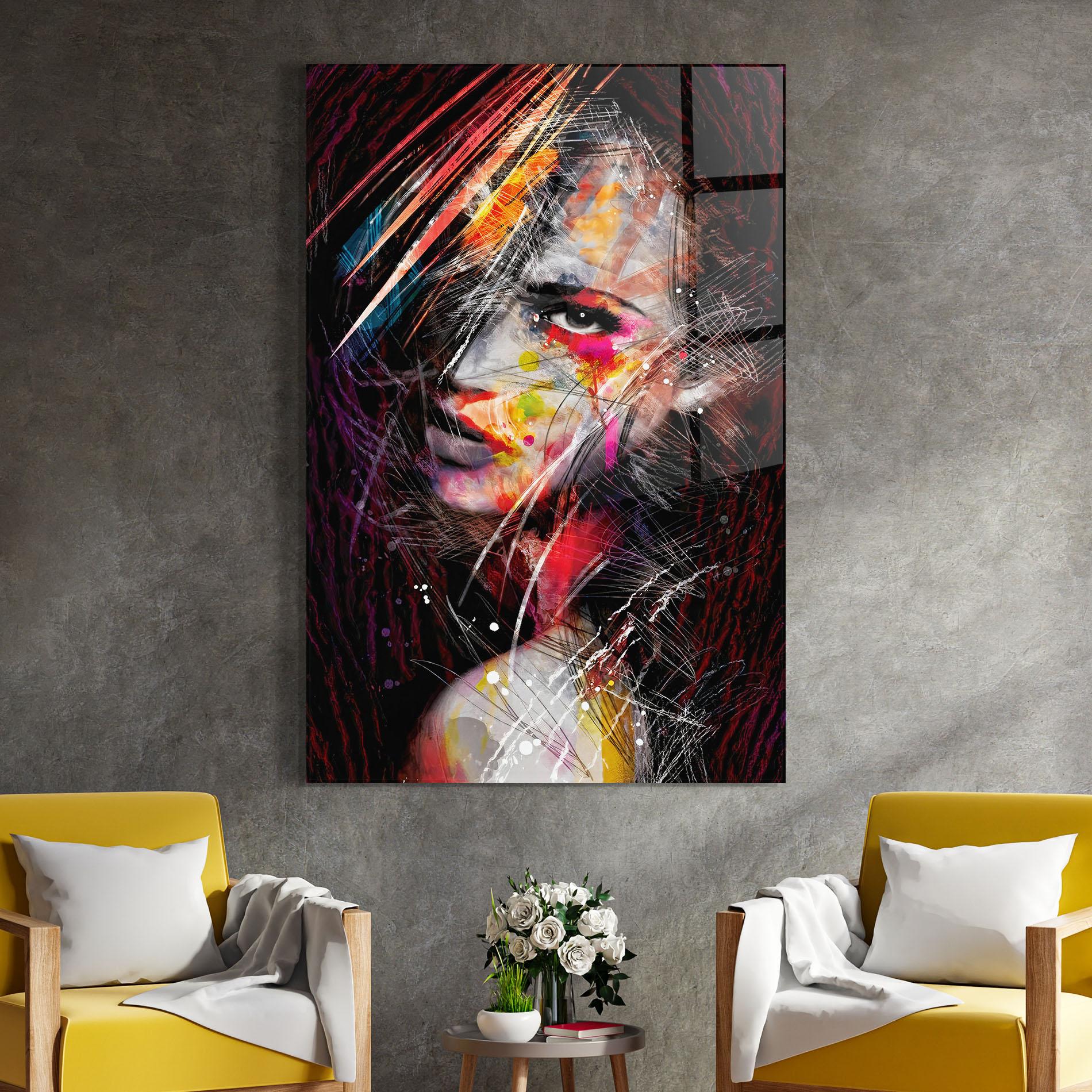 Tablou Sticla Strong Minded mockup 4