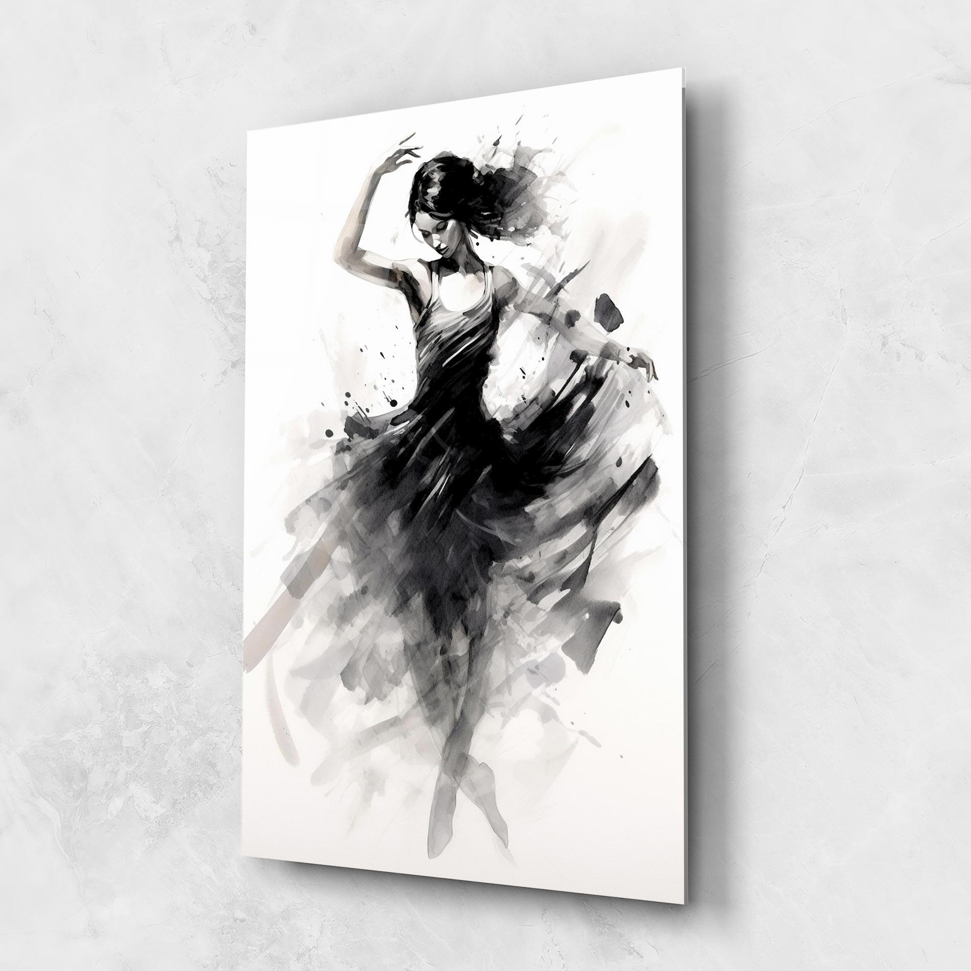 Tablou Sticla Dancing Woman mockup 1