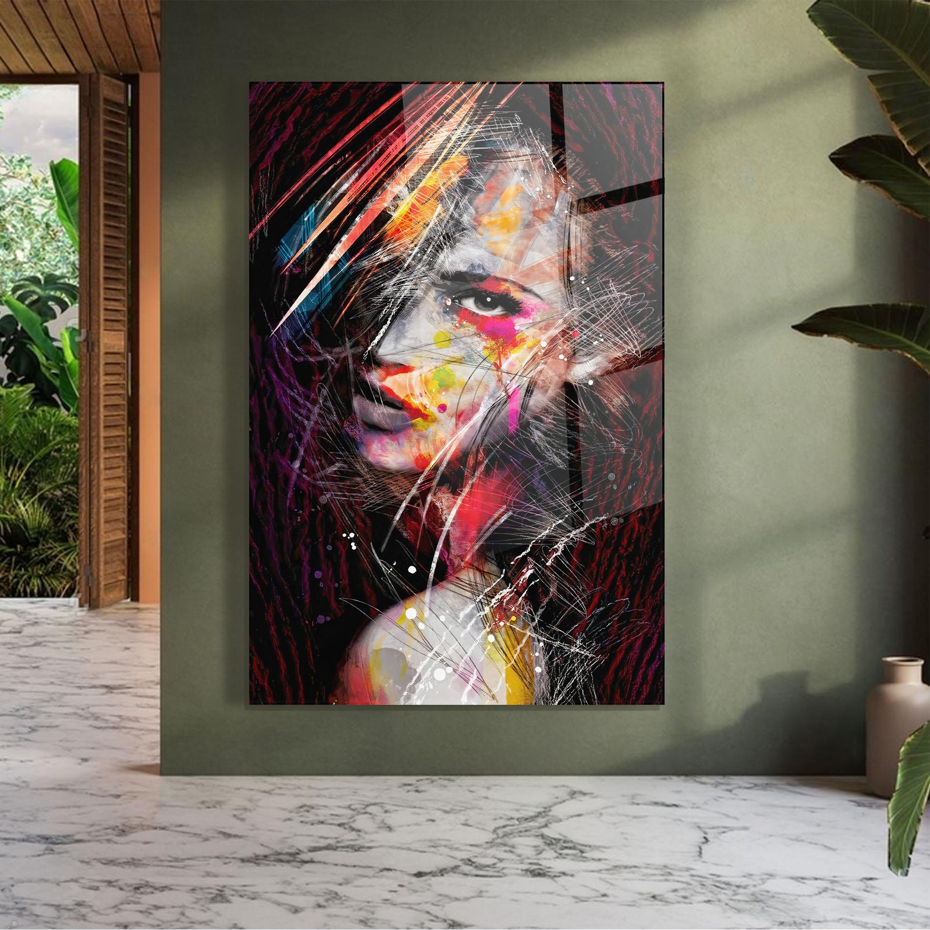 Tablou Sticla Strong Minded mockup 7