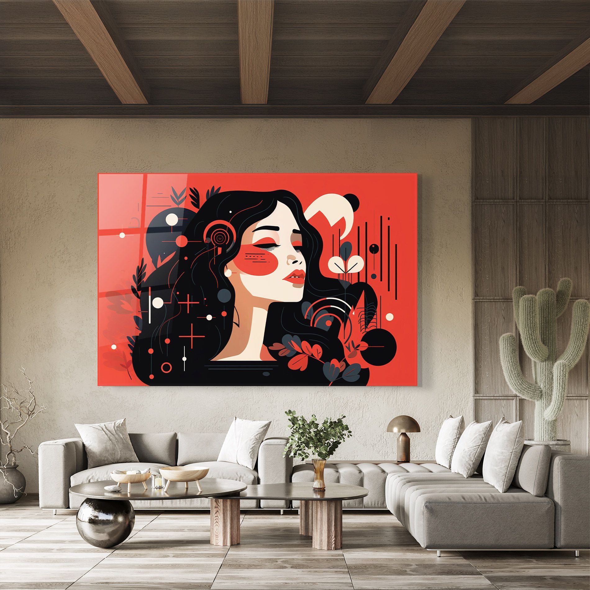 Female Beauty Portrait mockup 8