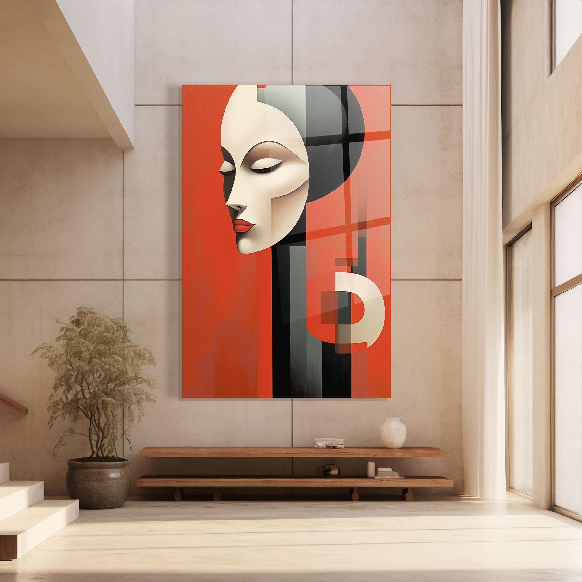 Tablou Sticla Art Russian Revolution mockup 8