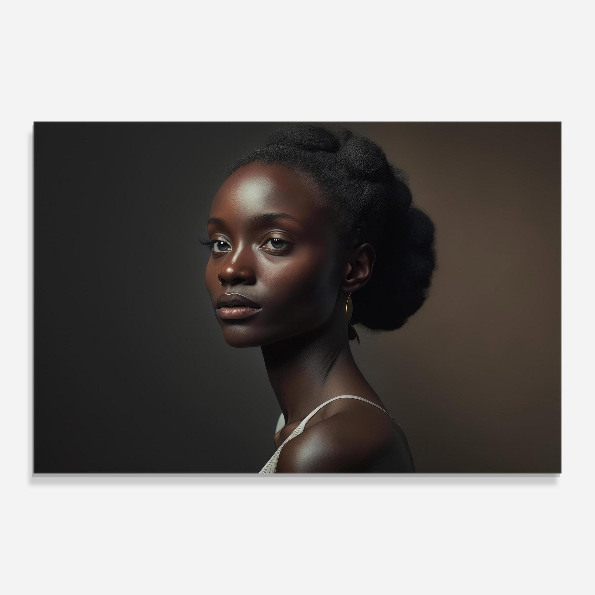 Tablou Sticla African Natural Makeup mockup 0