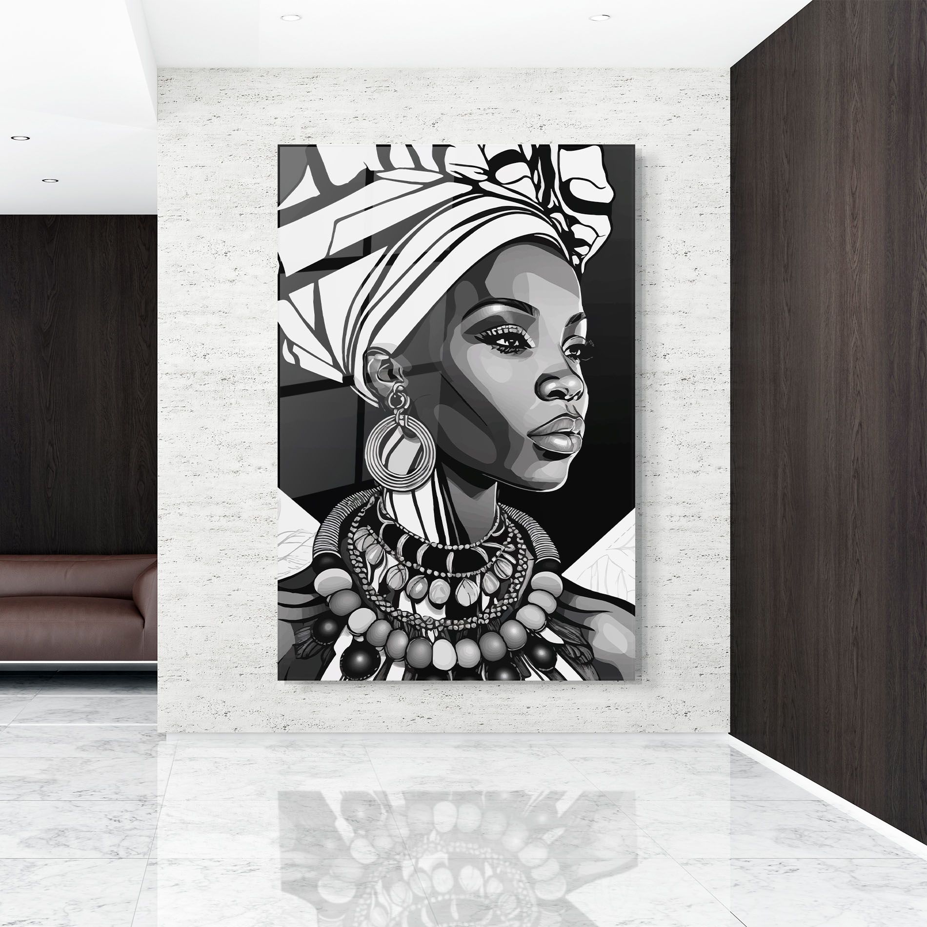 Black White African mockup 9