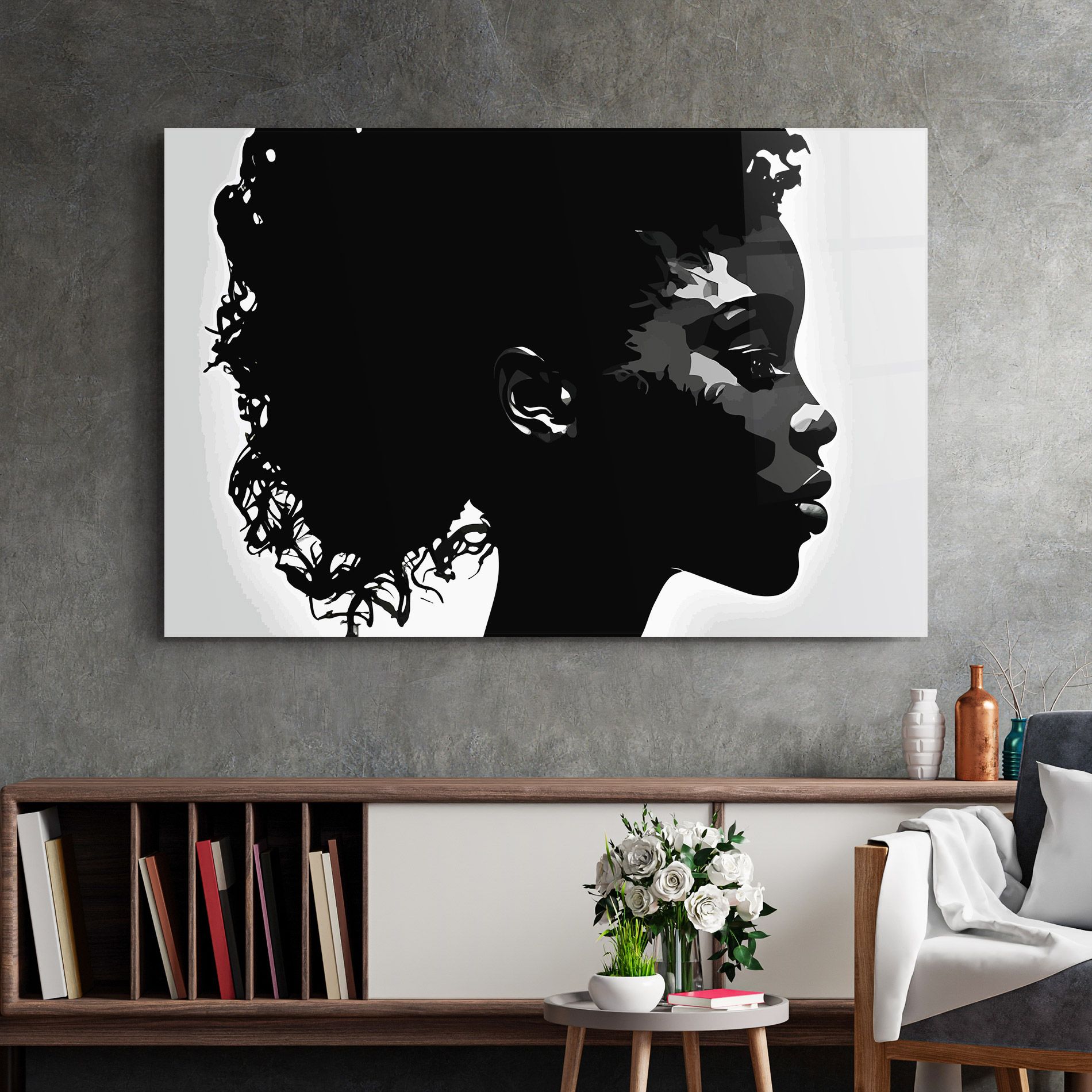 Black African Woman mockup 2