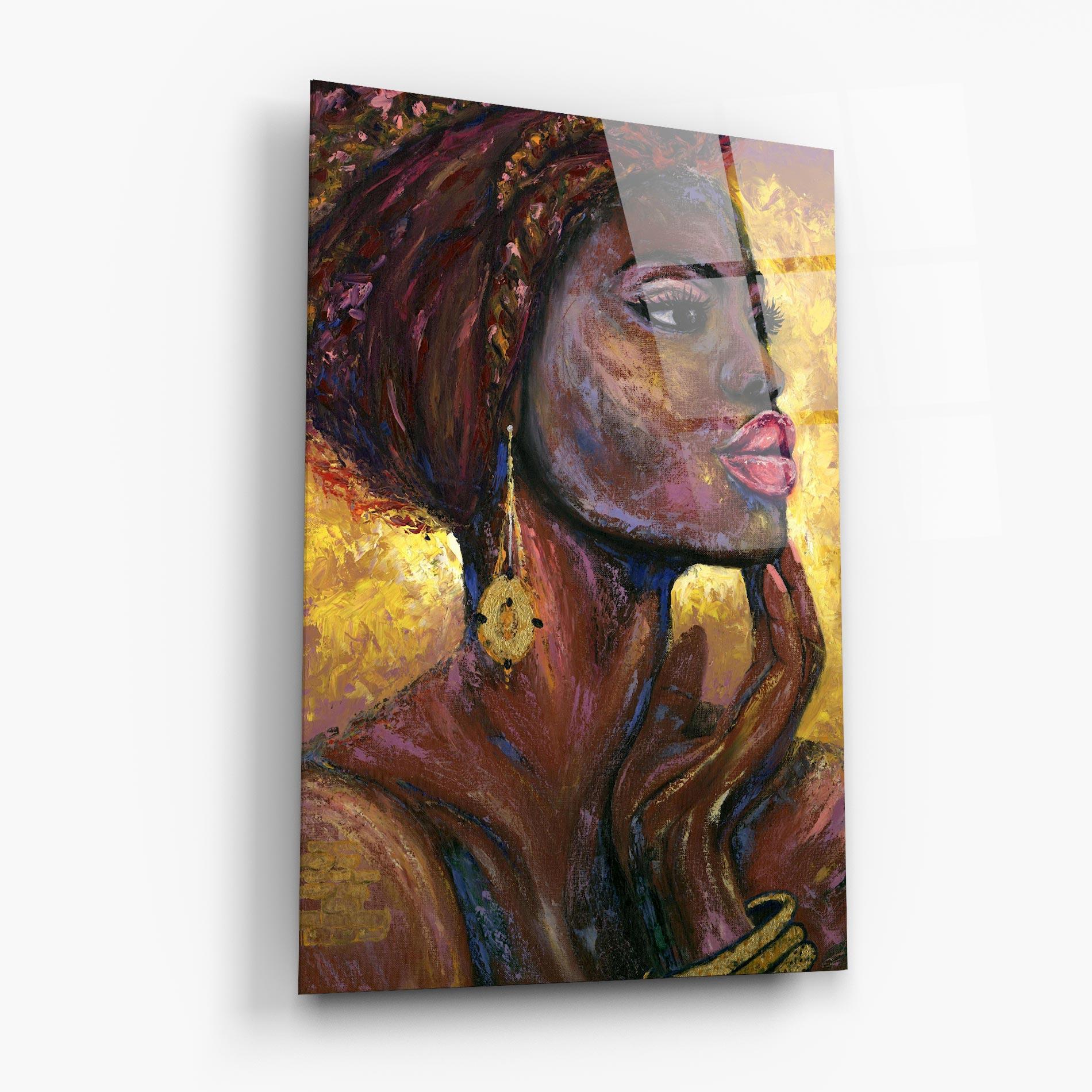 Tablou Sticla African Women mockup 6