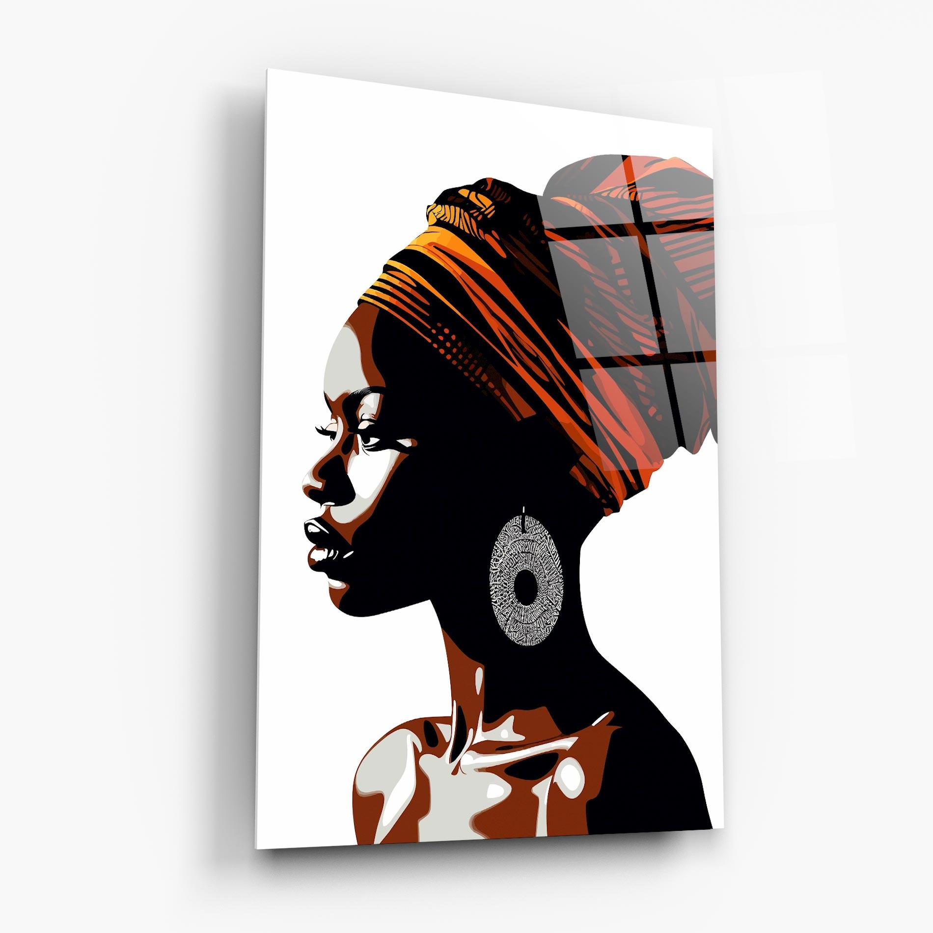 Tablou Sticla Black Pretty Woman mockup 6