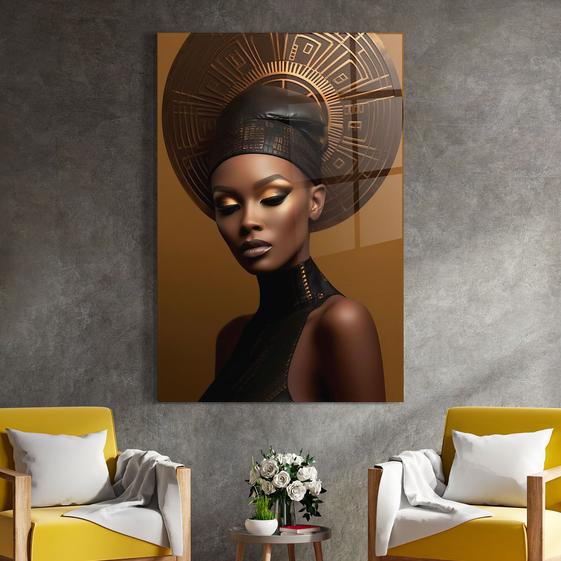 African Abstract Art mockup 4