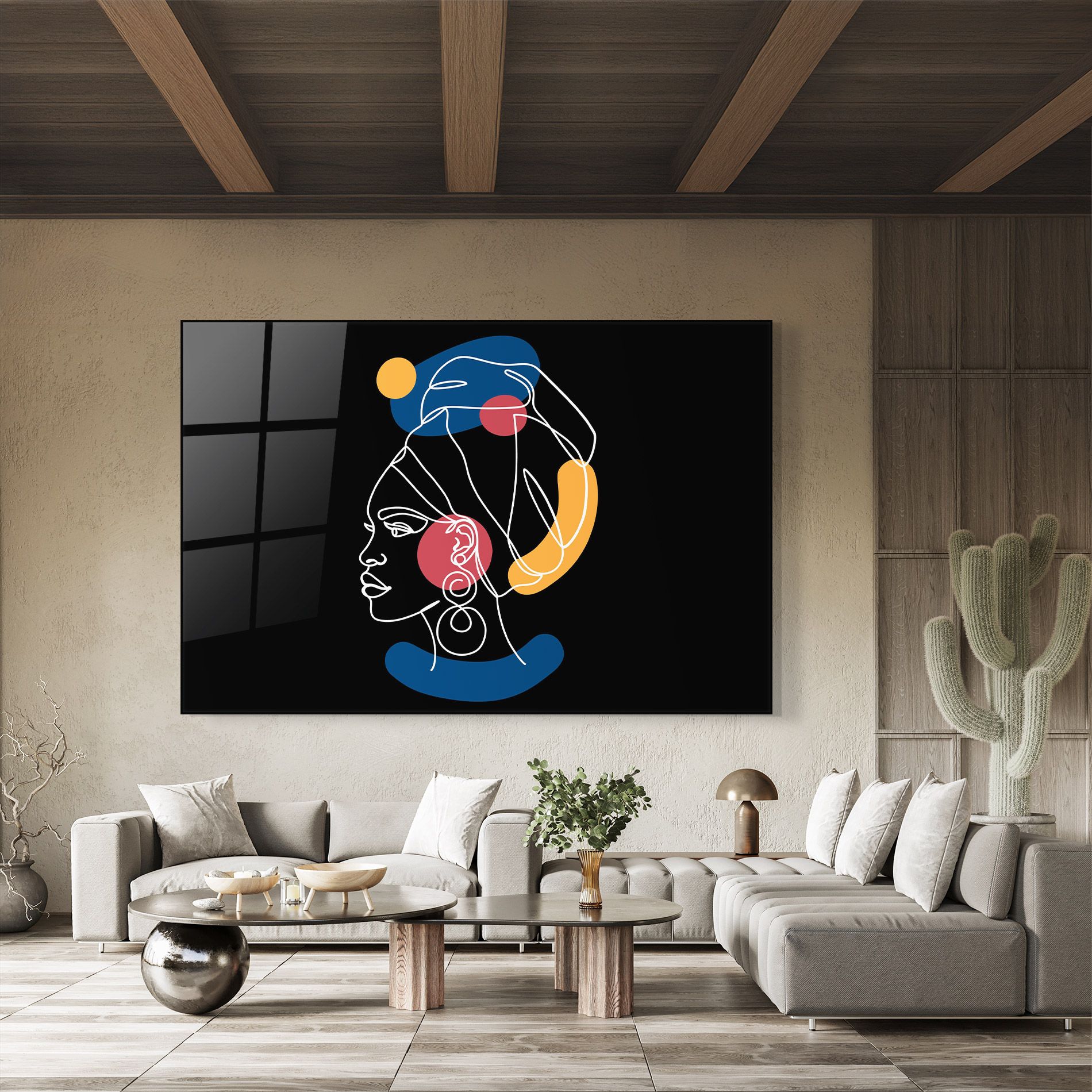 African Blue Yellow mockup 8