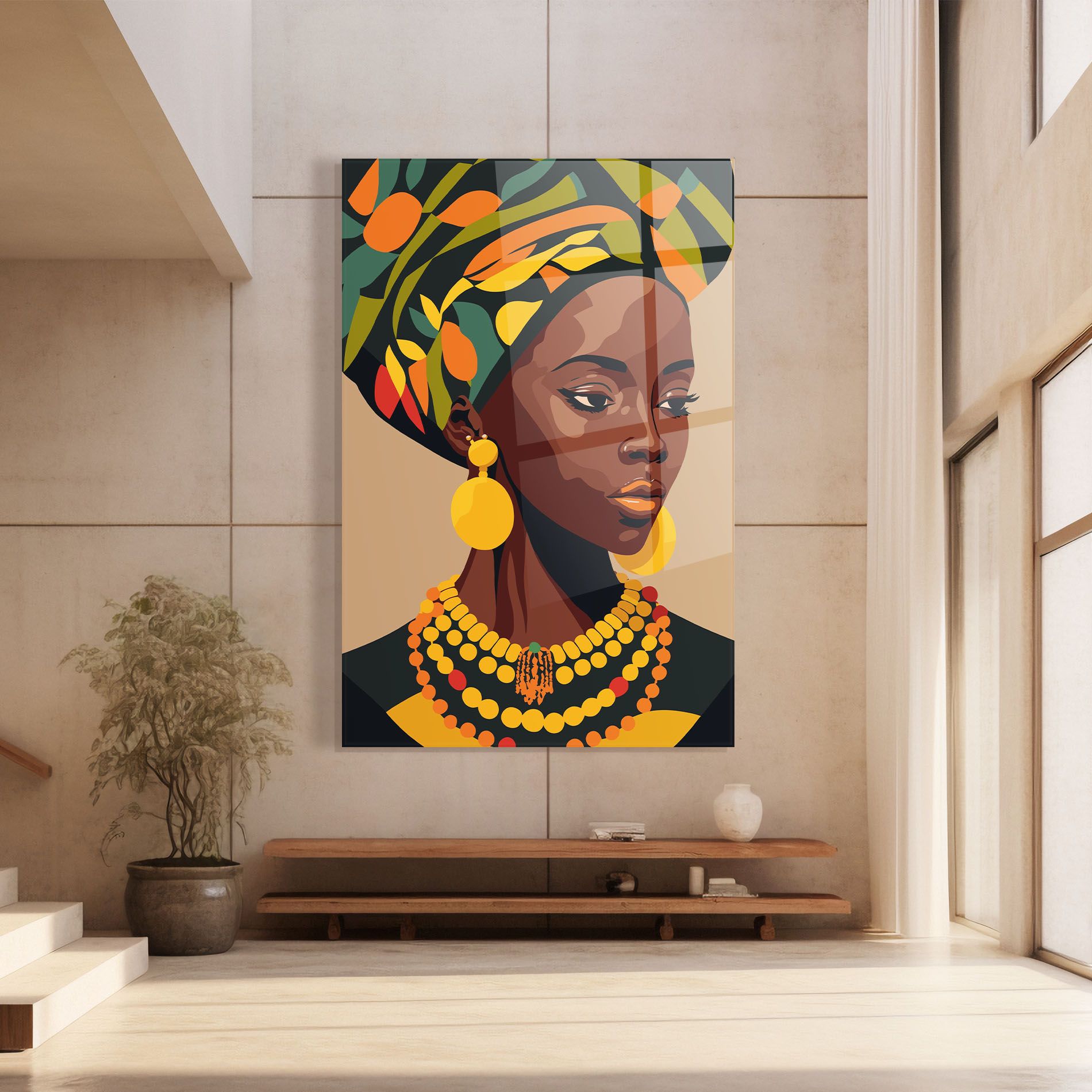 African Earrings mockup 8