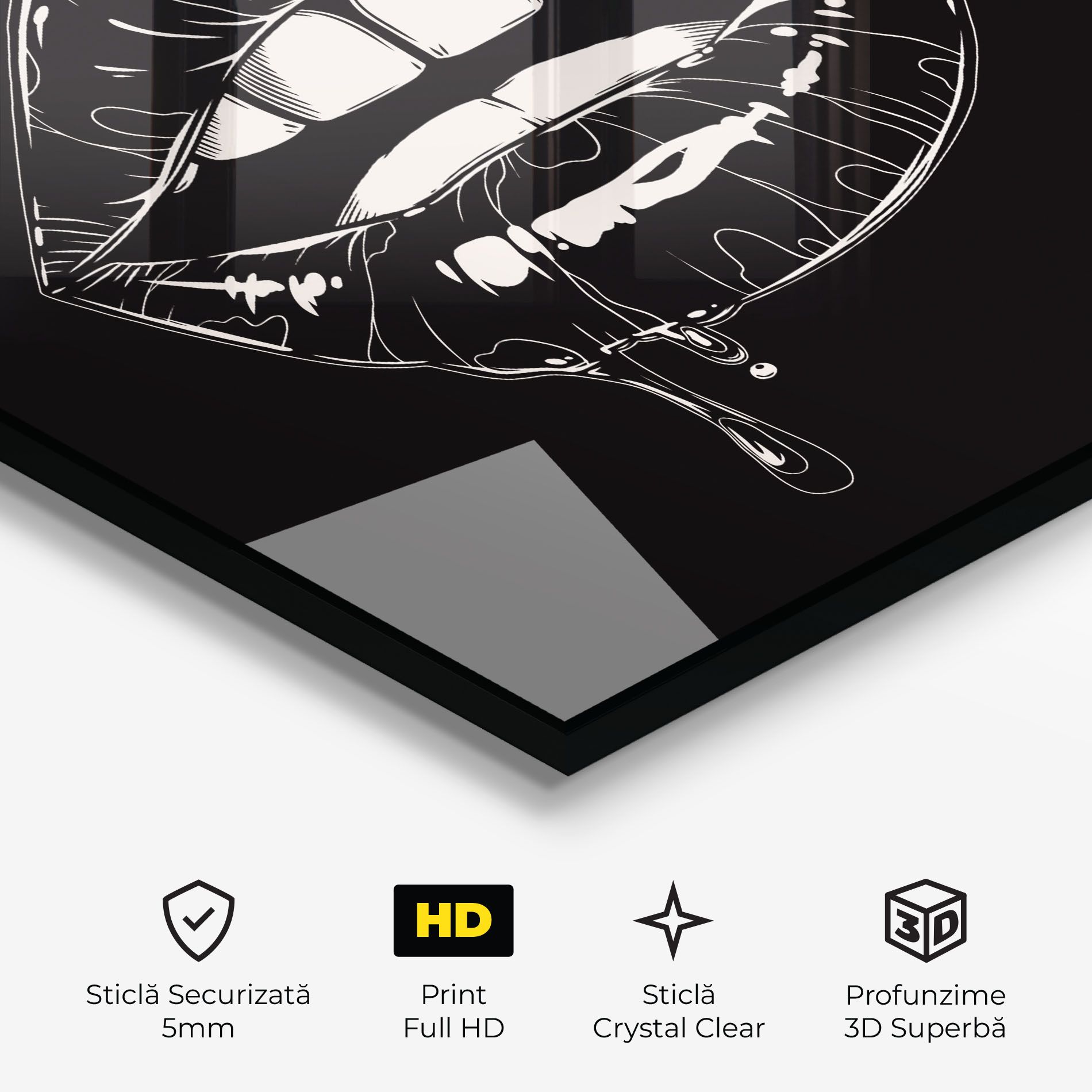Open Lips On Black mockup 3