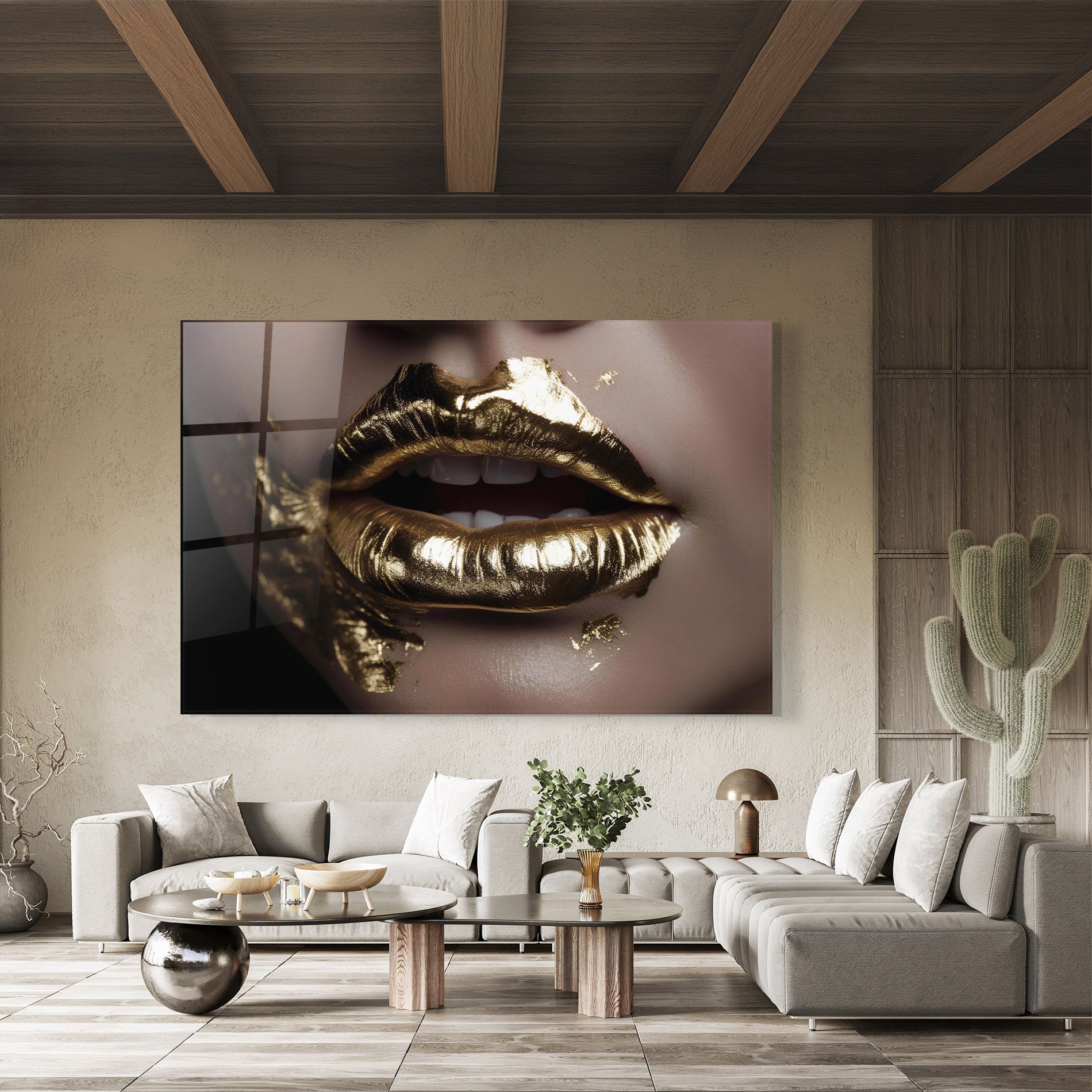 Gold Lips mockup 8