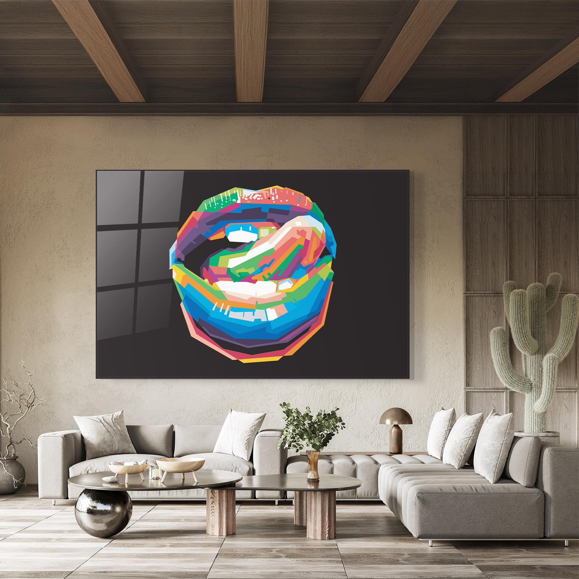 Tablou Sticla Lips Toungue mockup 8