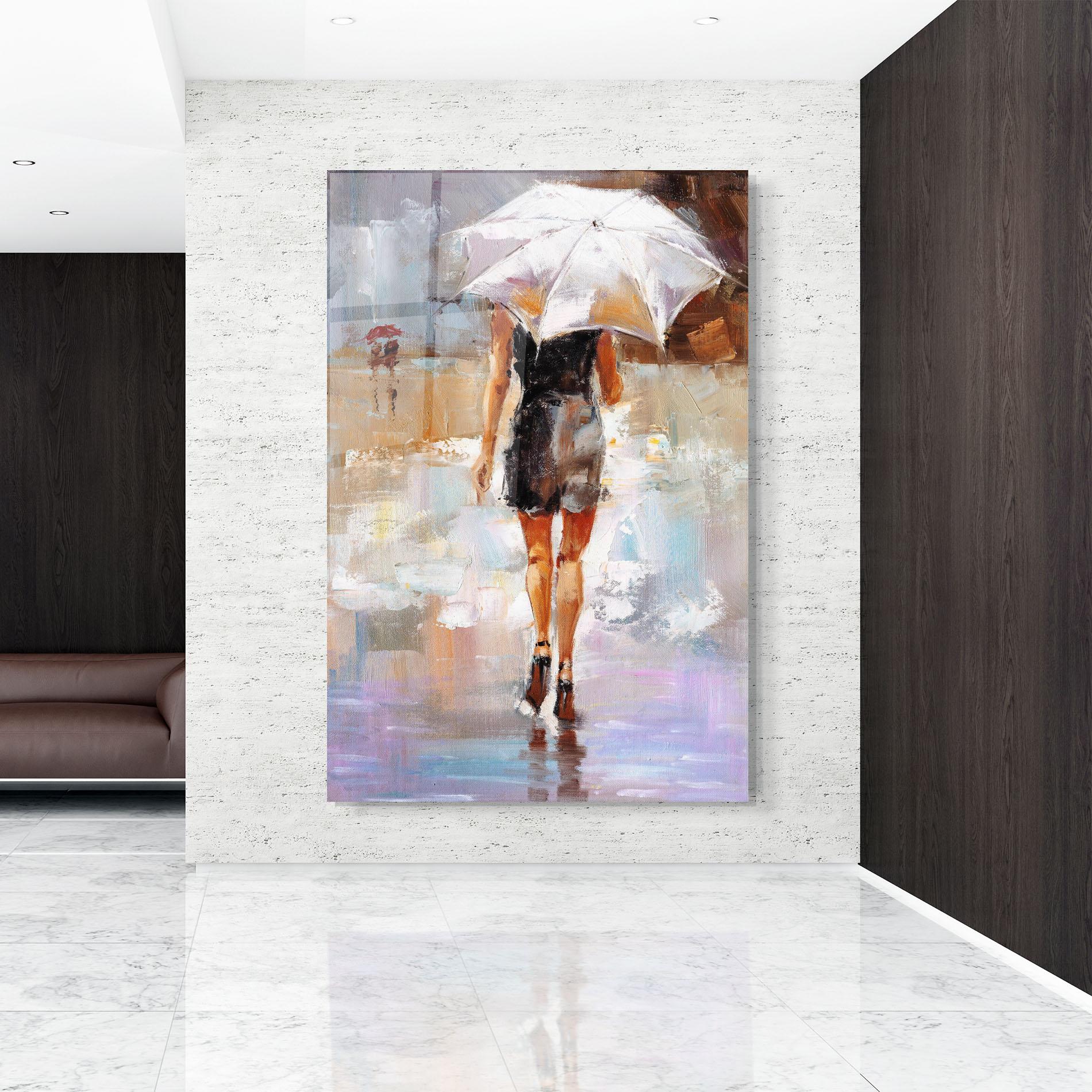 Tablou Sticla Fashion Lady mockup 9