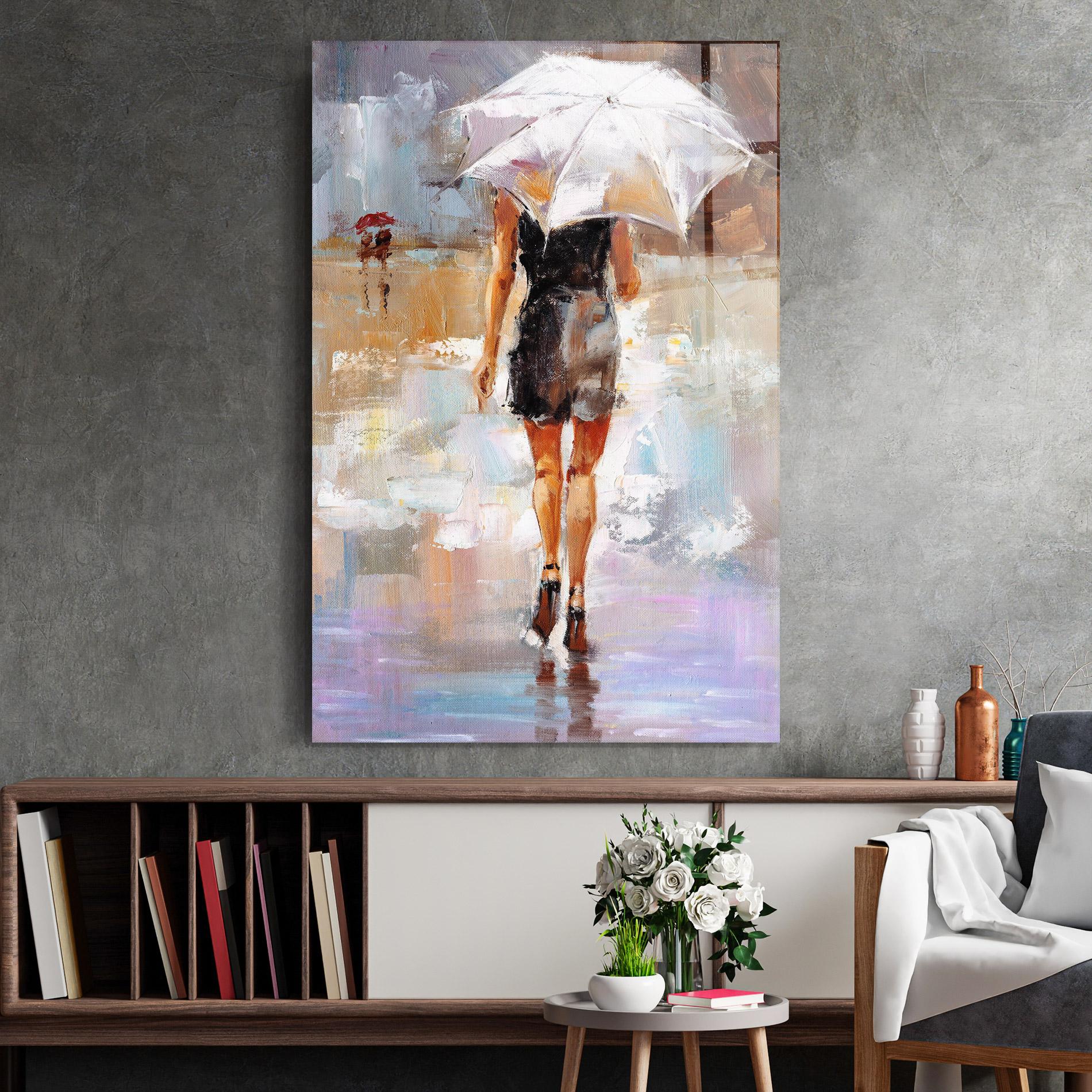 Tablou Sticla Fashion Lady mockup 2