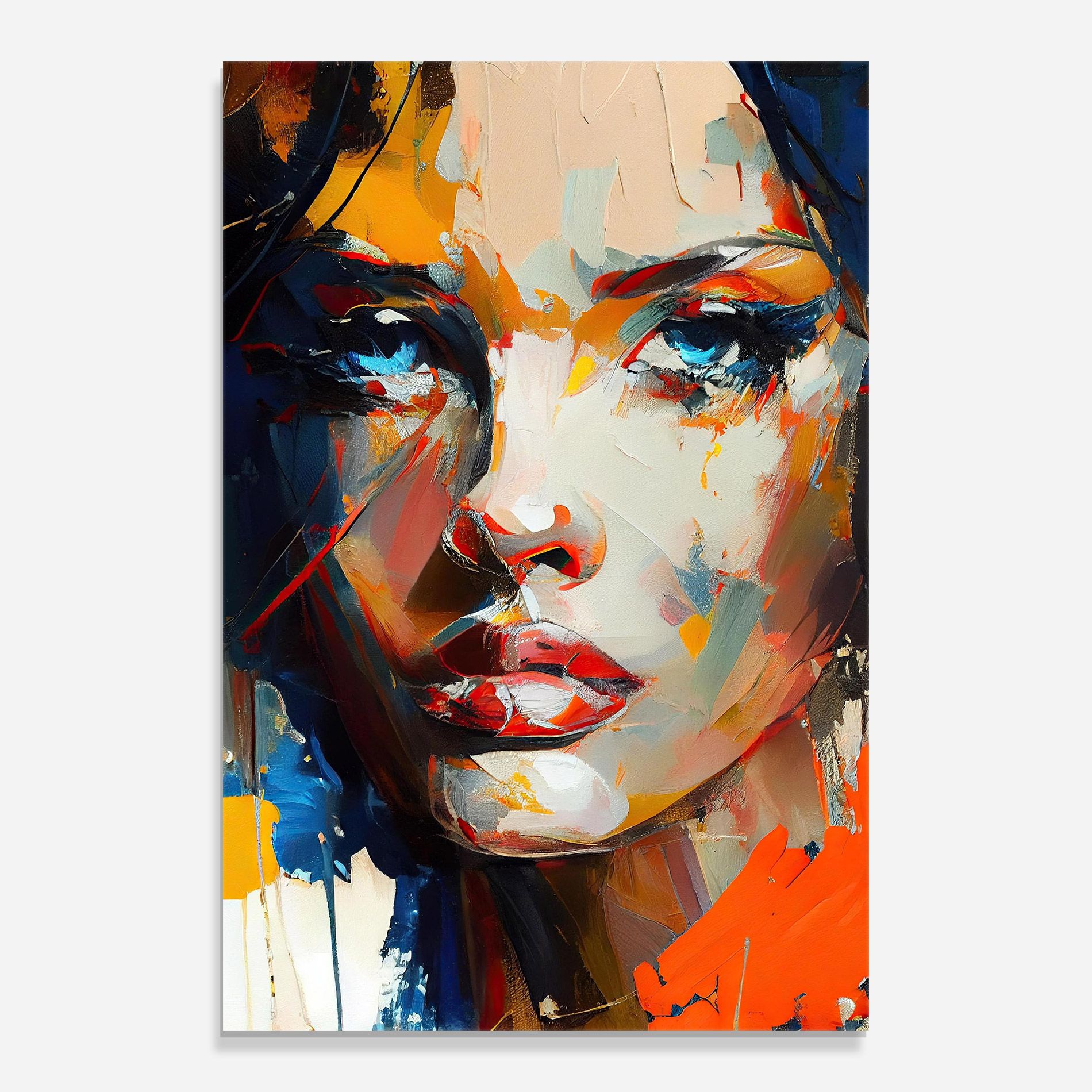 Beautiful Brunette Woman mockup 0