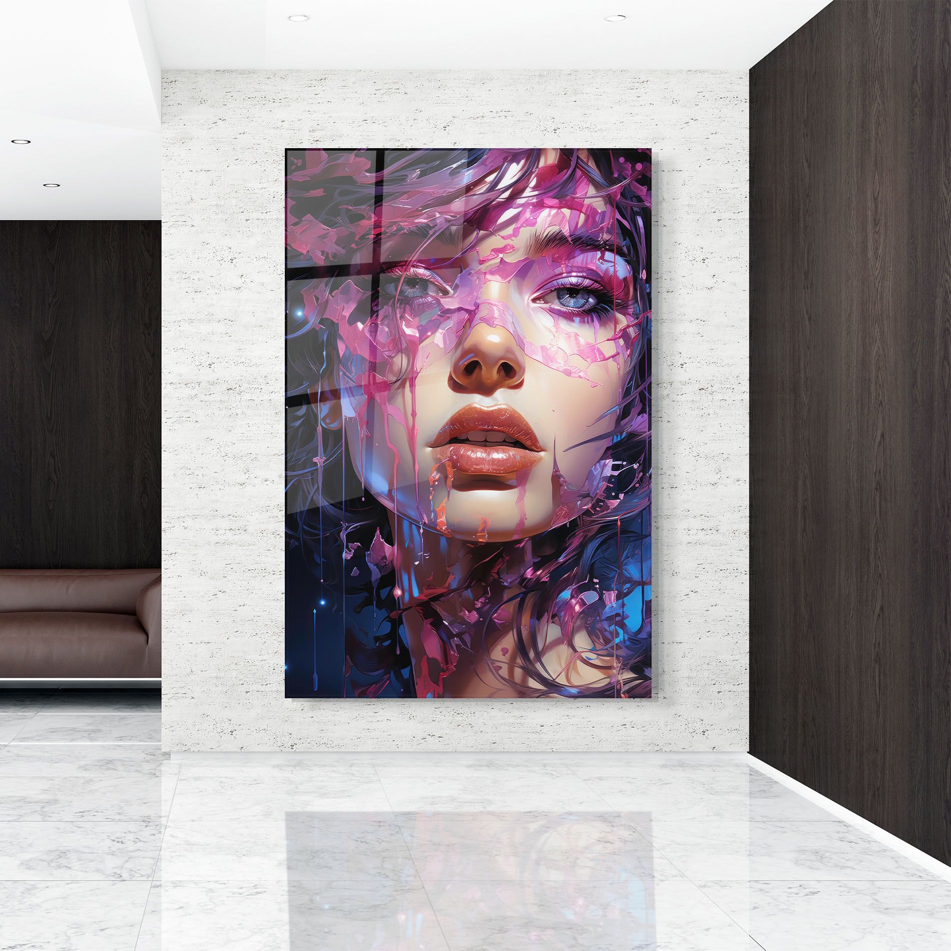 Cute Purple Girl mockup 9