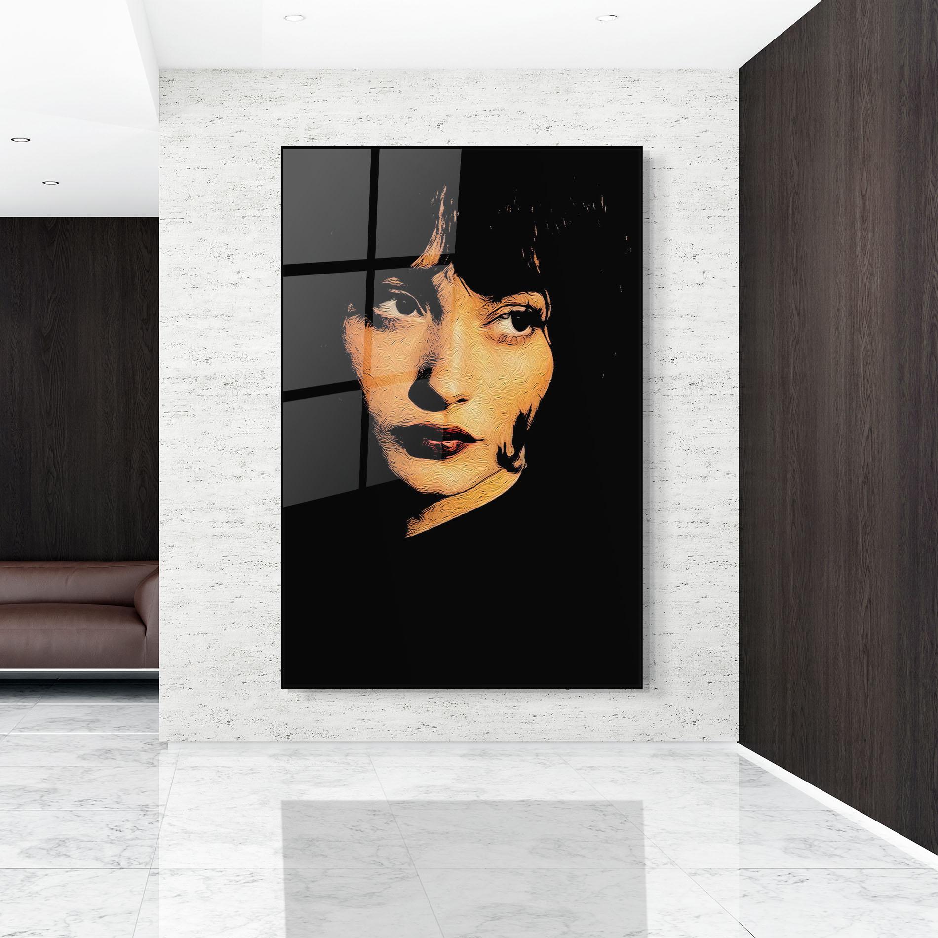 Tablou Sticla Light Portrait mockup 9