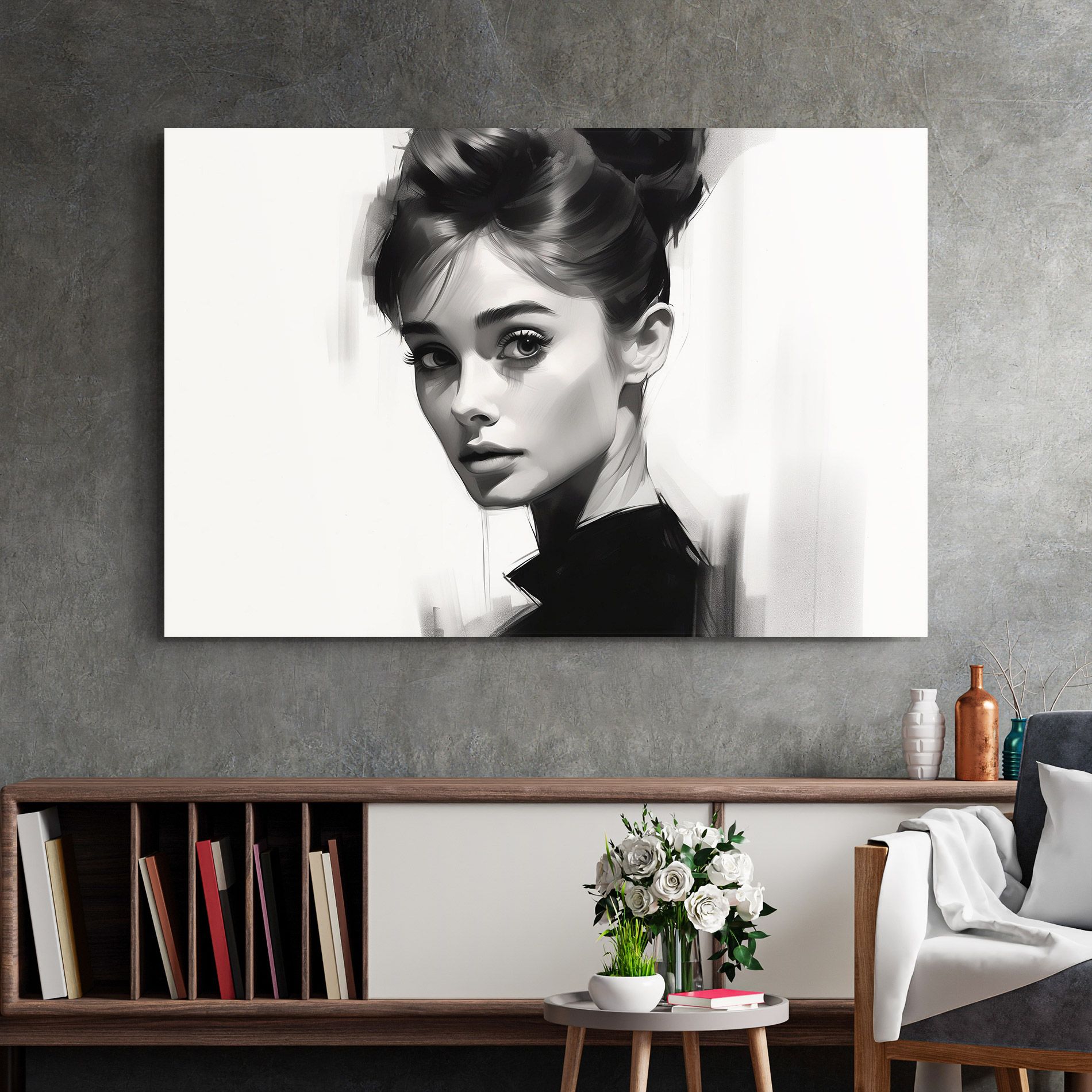 Hepburn Portrait mockup 2