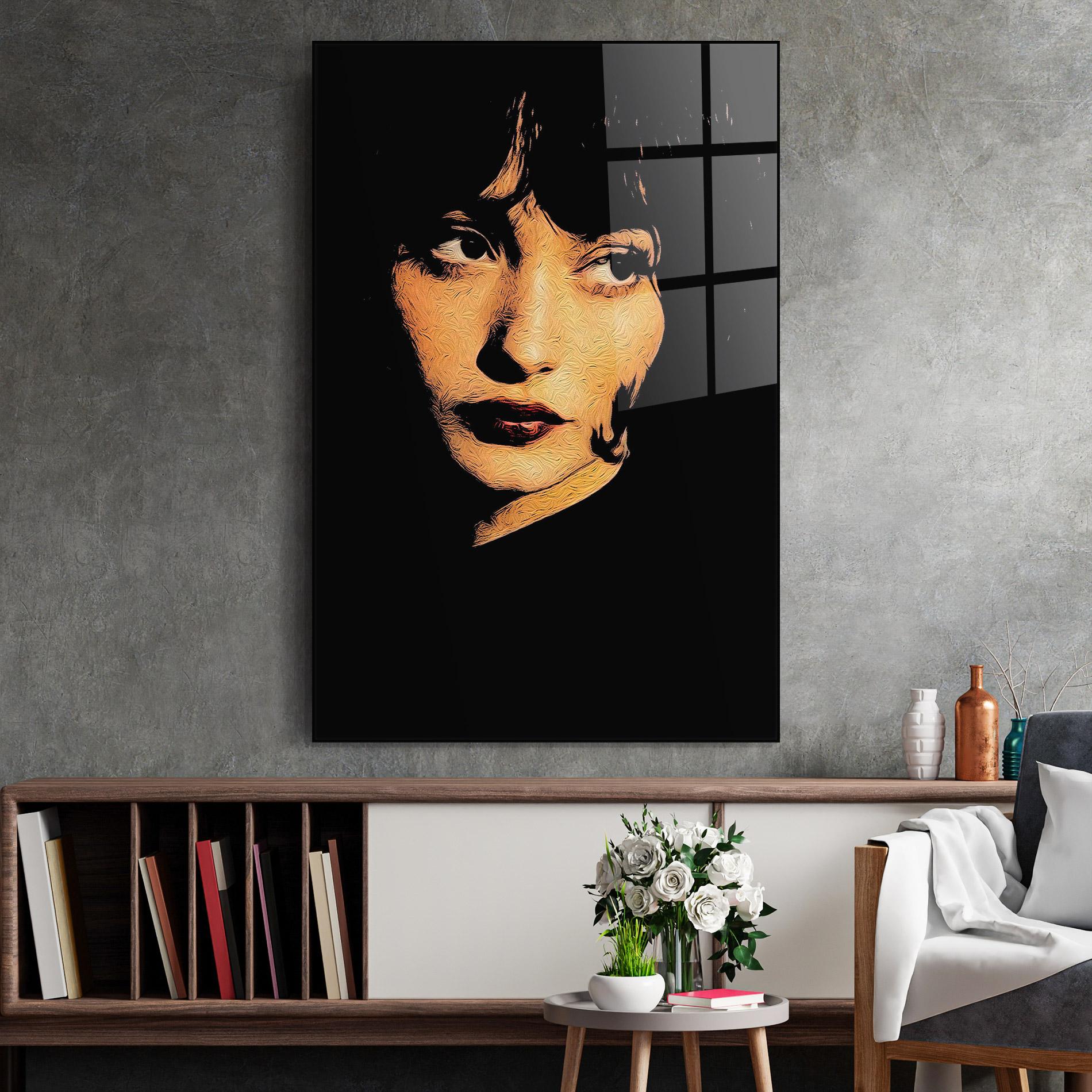 Tablou Sticla Light Portrait mockup 2