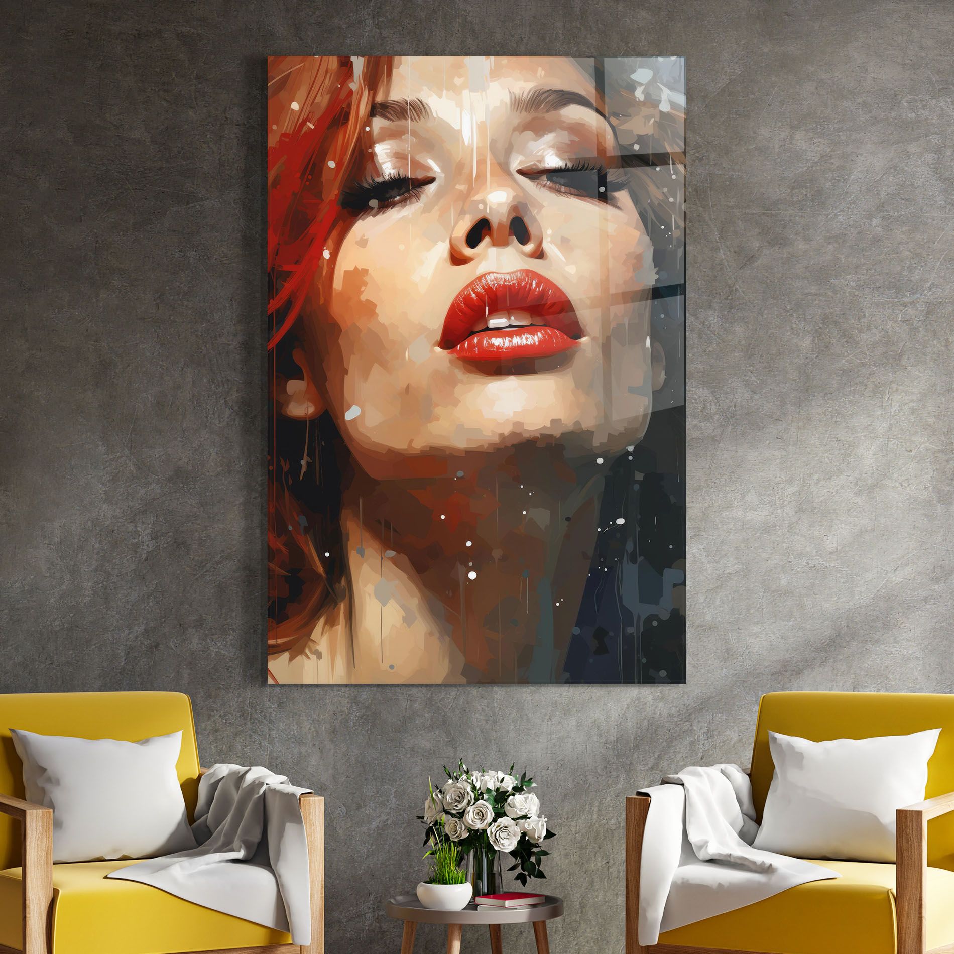 Close Up Look Portrait mockup 4