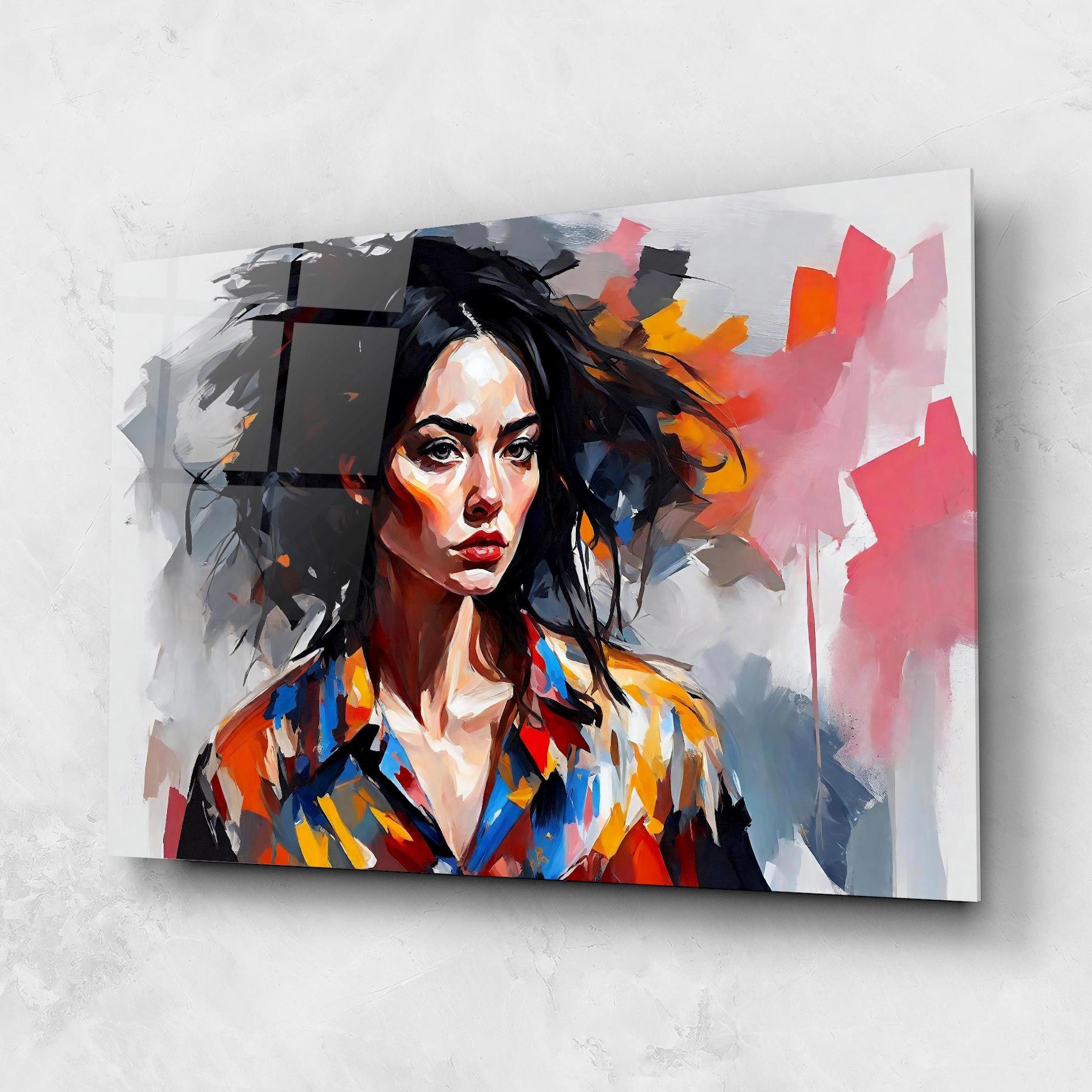 Artistic Oil Woman mockup 1