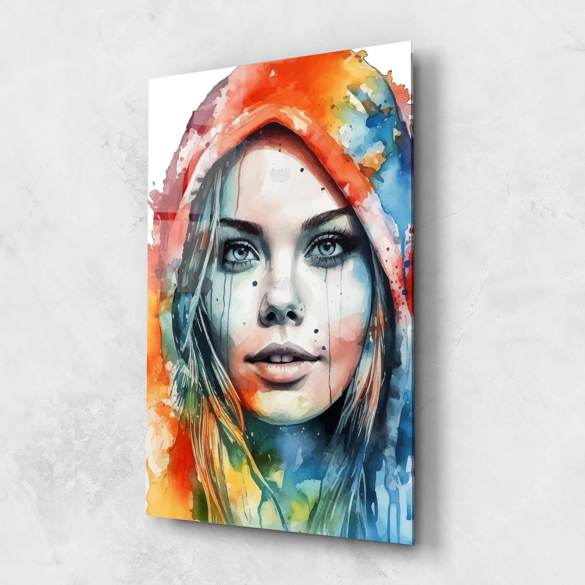 Colorful Portrait Art mockup 1