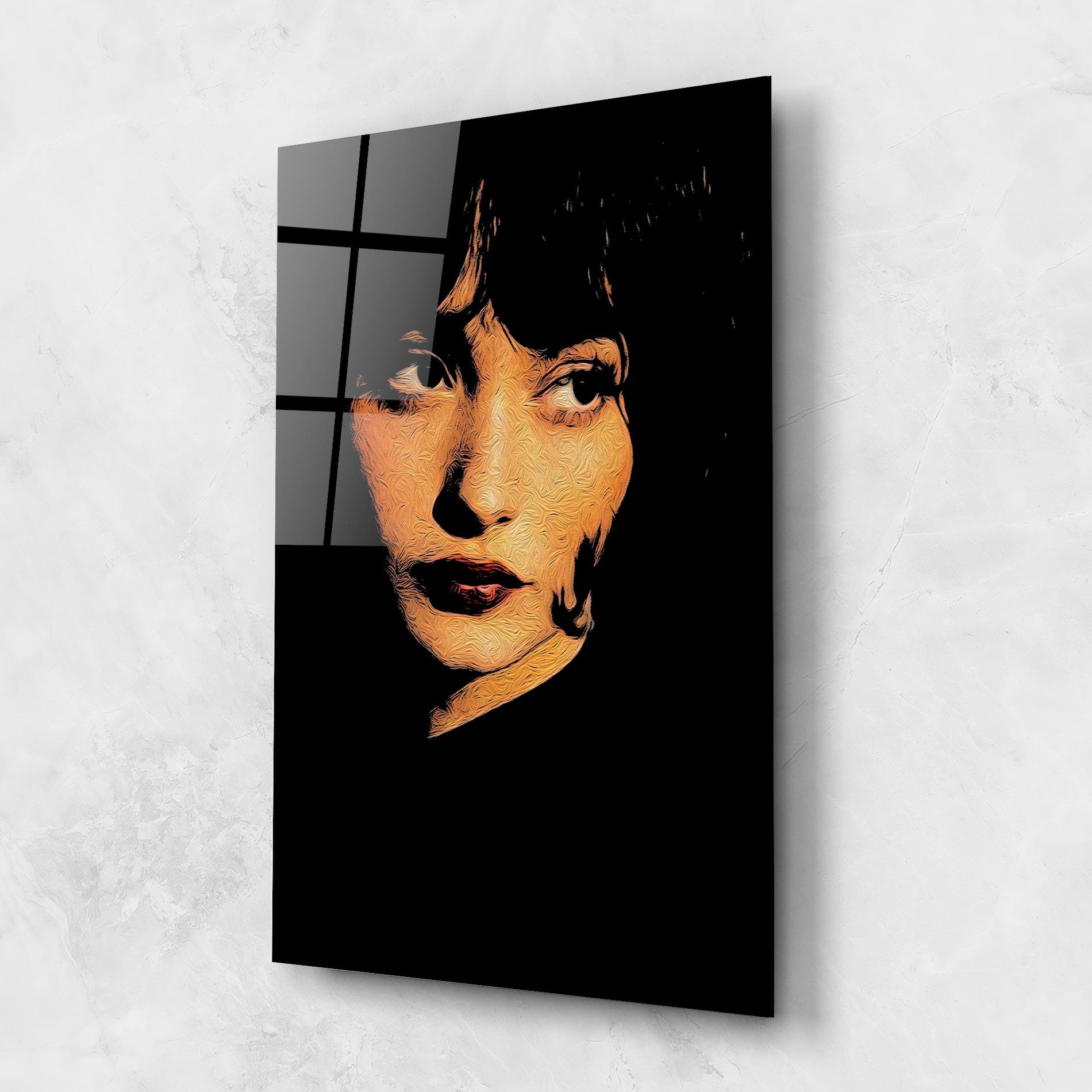 Tablou Sticla Light Portrait mockup 1