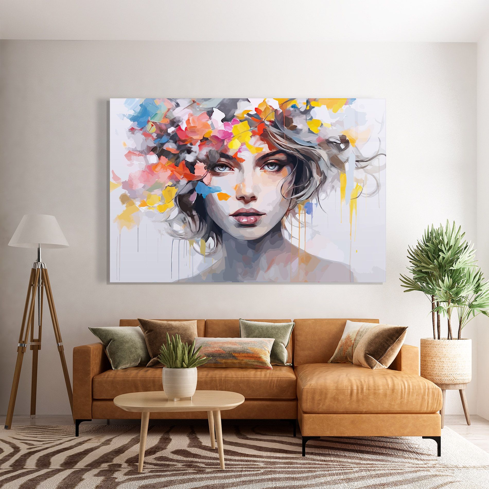 Colorful Hair Portrait mockup 7