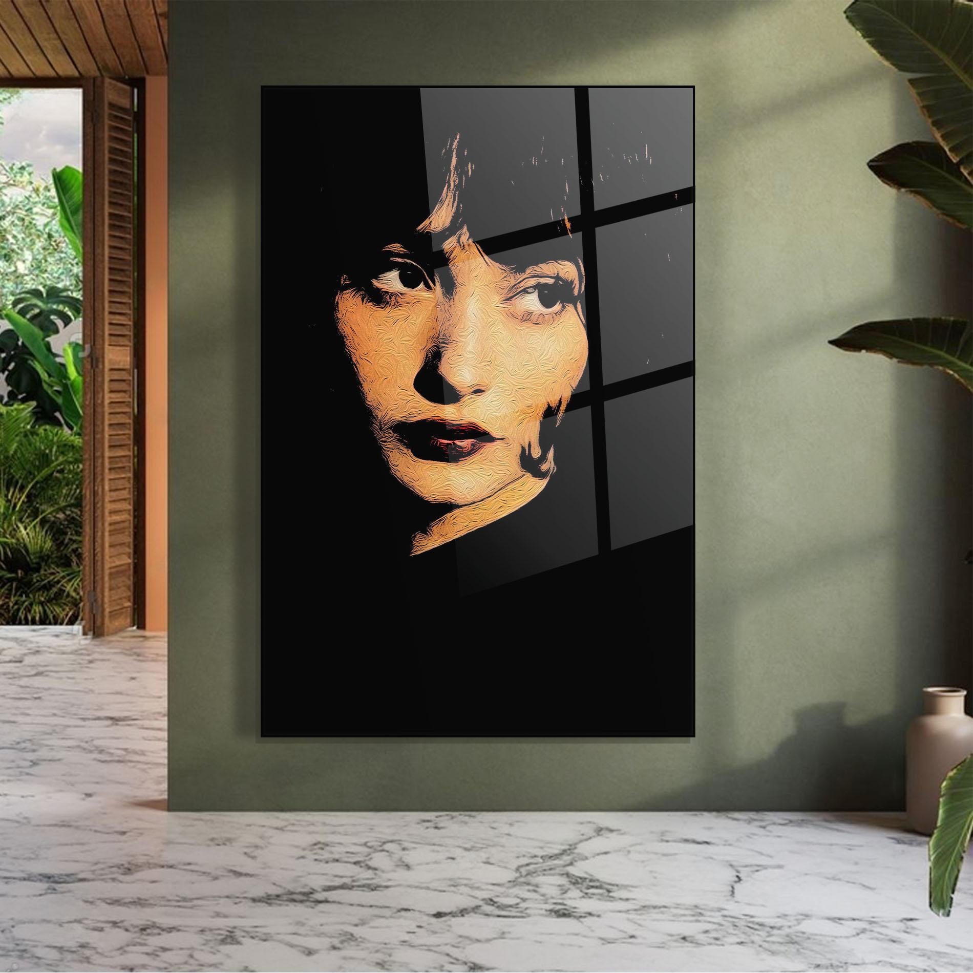 Tablou Sticla Light Portrait mockup 7