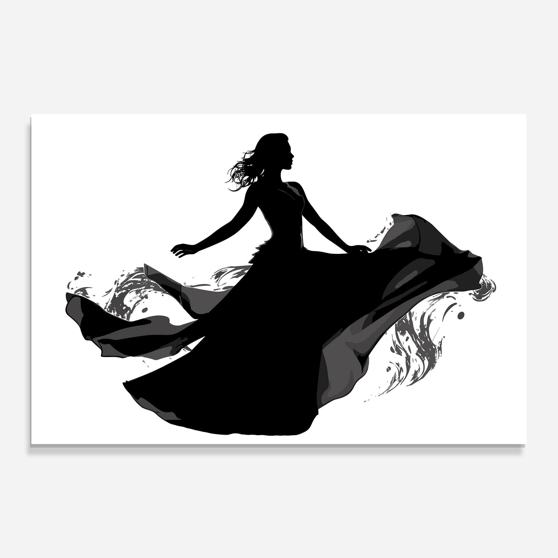 Tablou Sticla Dress Jump mockup 0