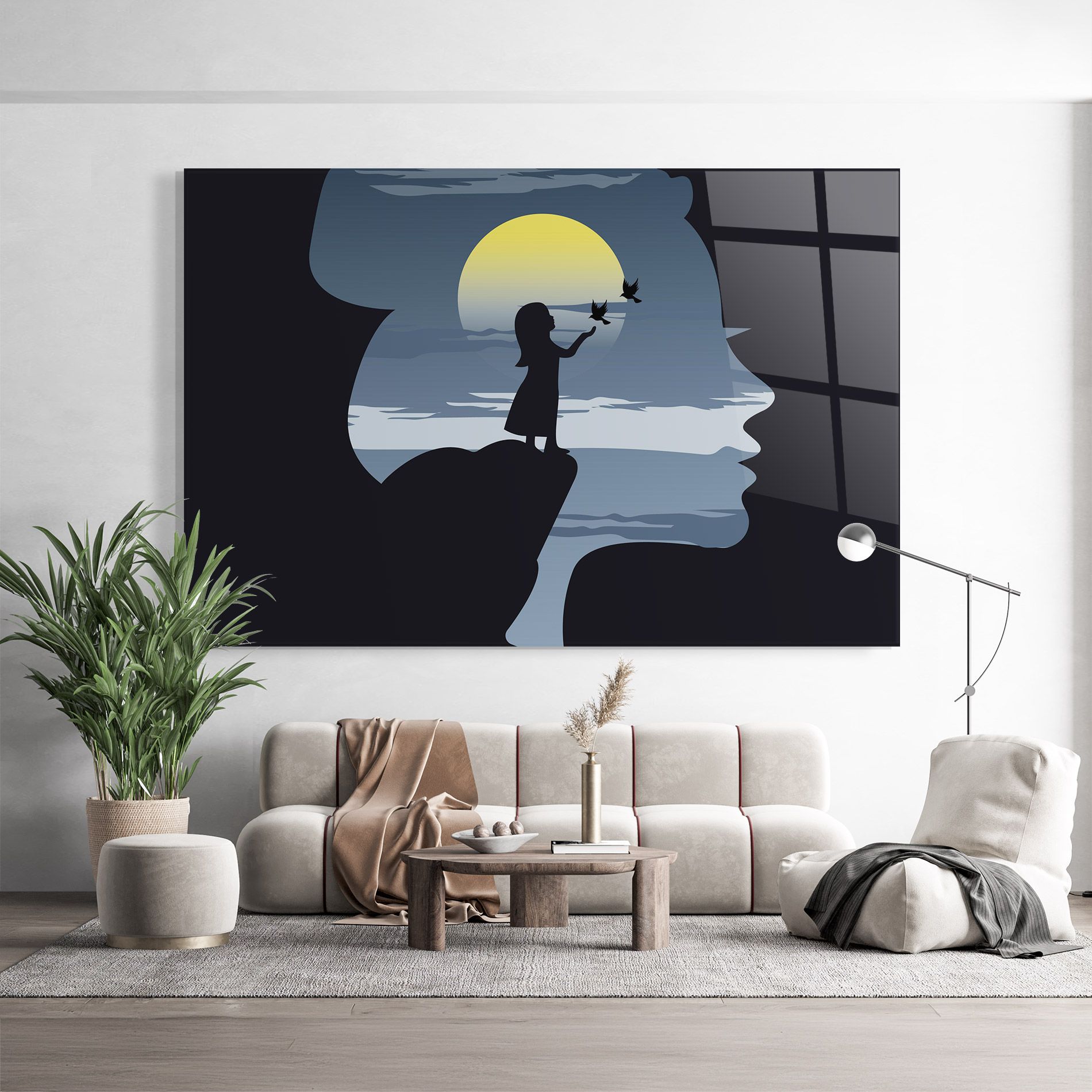 Little Girl Birds mockup 9