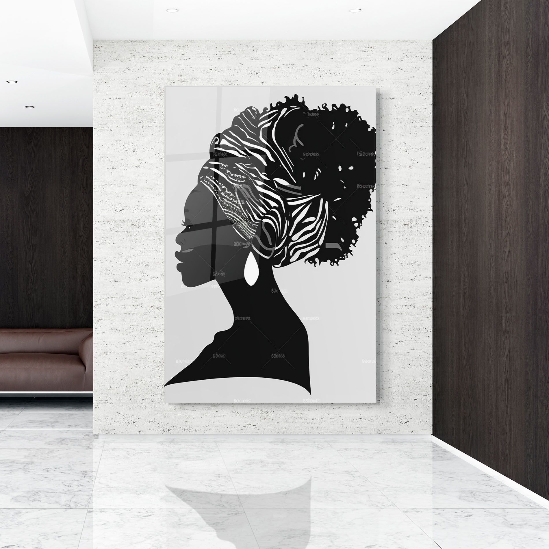 Black Woman Silhouette mockup 9